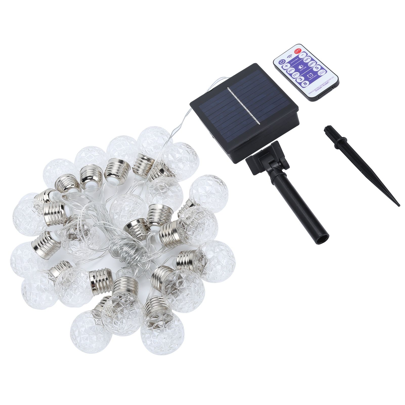 20LED Solar String Lights Outdoor Waterproof Courtyard Festive Decorative view 6