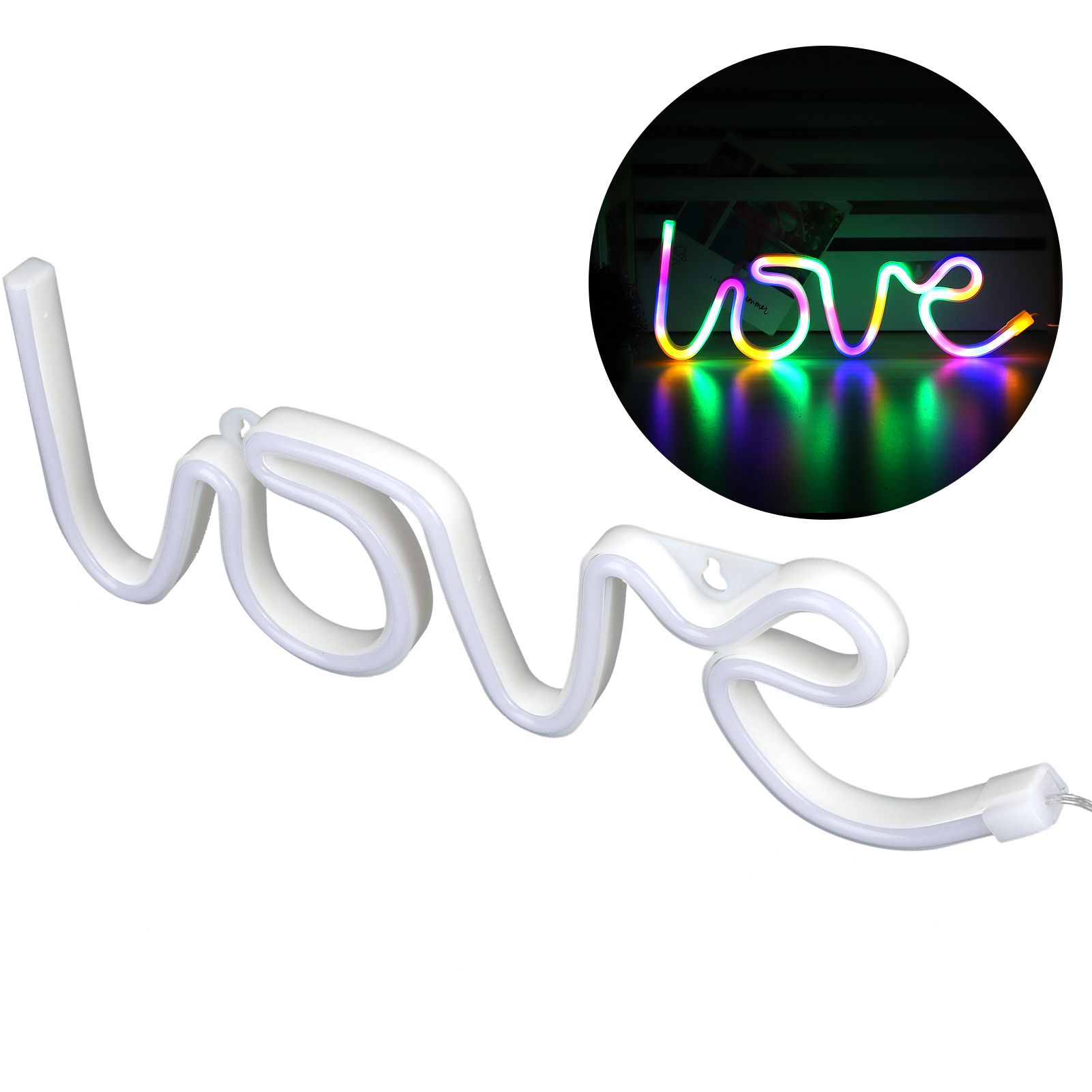 English Letter Neon Lights LED Light for Party Supplies Girls Room Decoration view 3