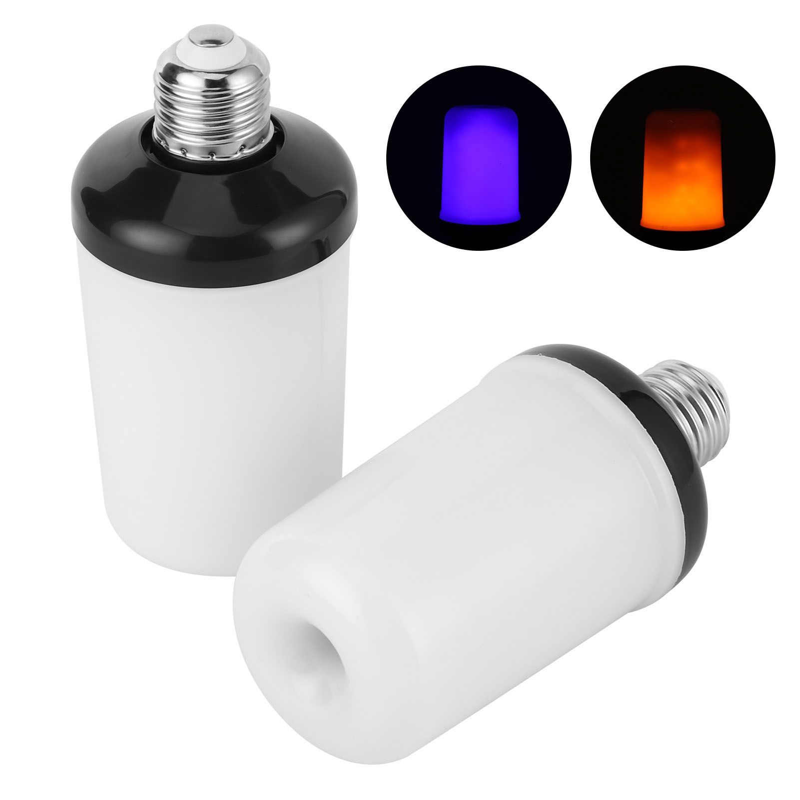 2PCS 99LED Simulation Flame Lamp Fire Light Bulb with Gravity Sensor for Party view 10