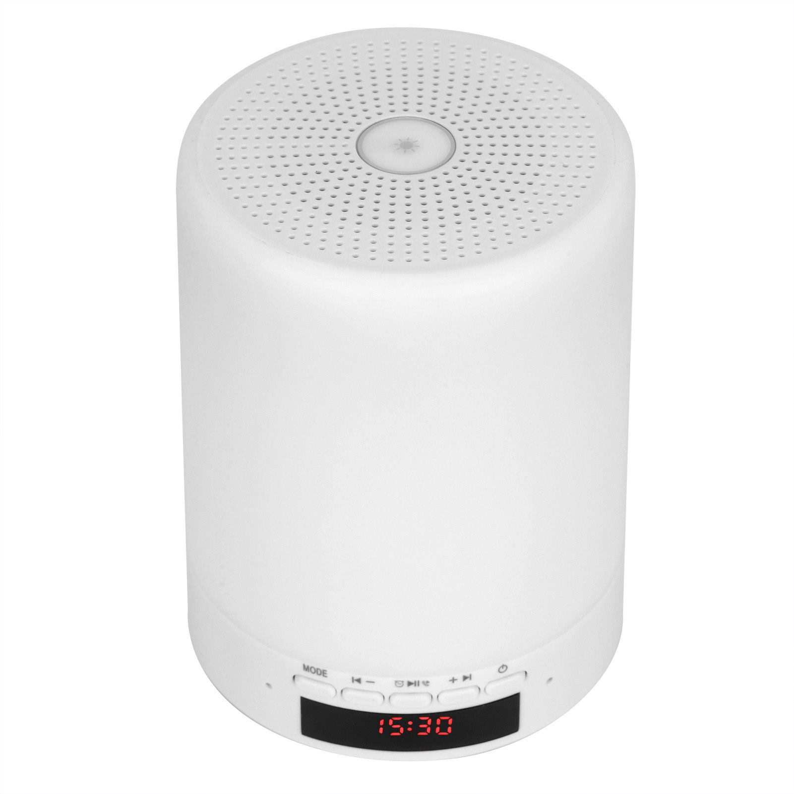 Bluetooth Speaker Night Light Touching Change Color LED Lamp Smart Alarm Clock view 4