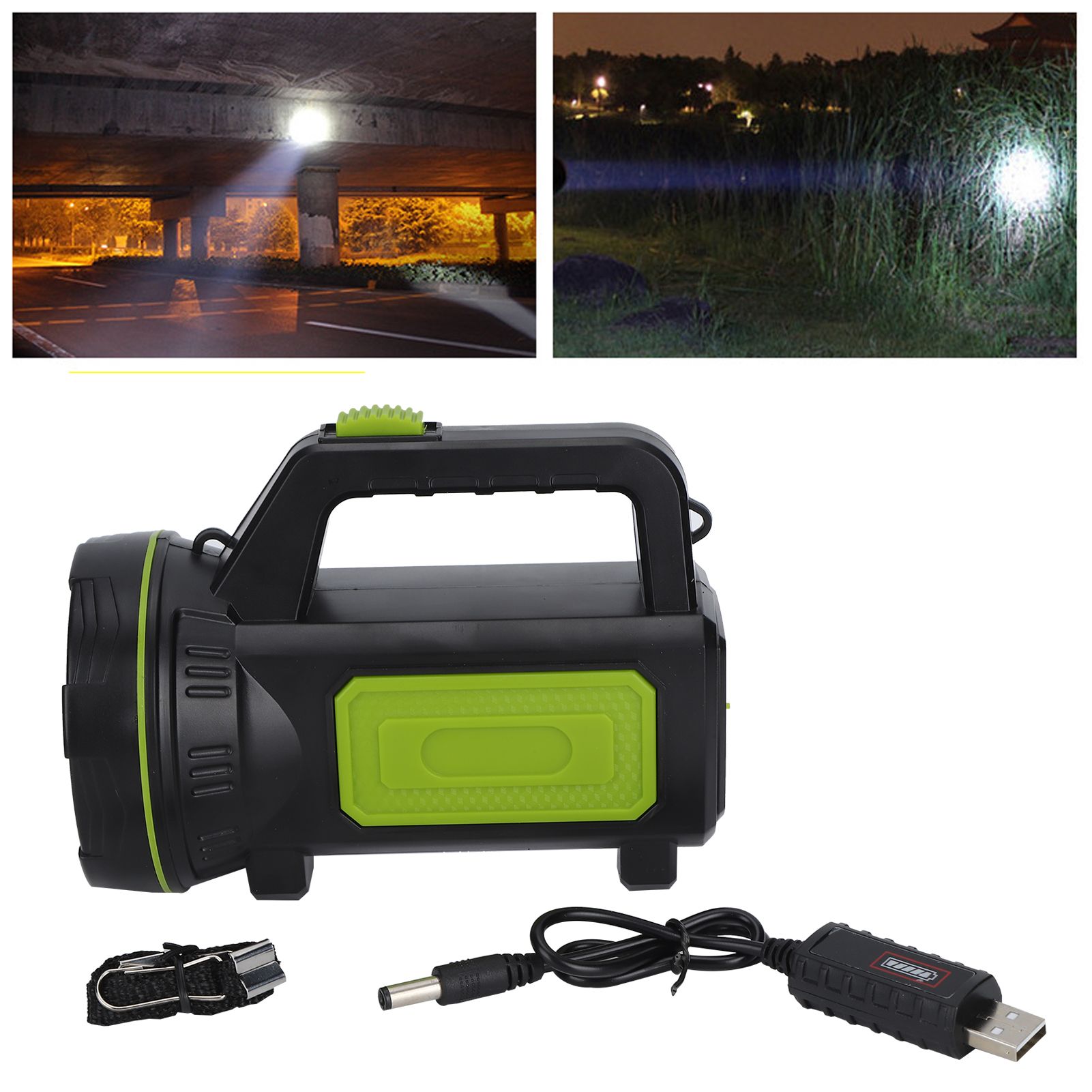 Camping Lantern Waterproof Flashlight USB Rechargeable Work Light Outdoor view 9