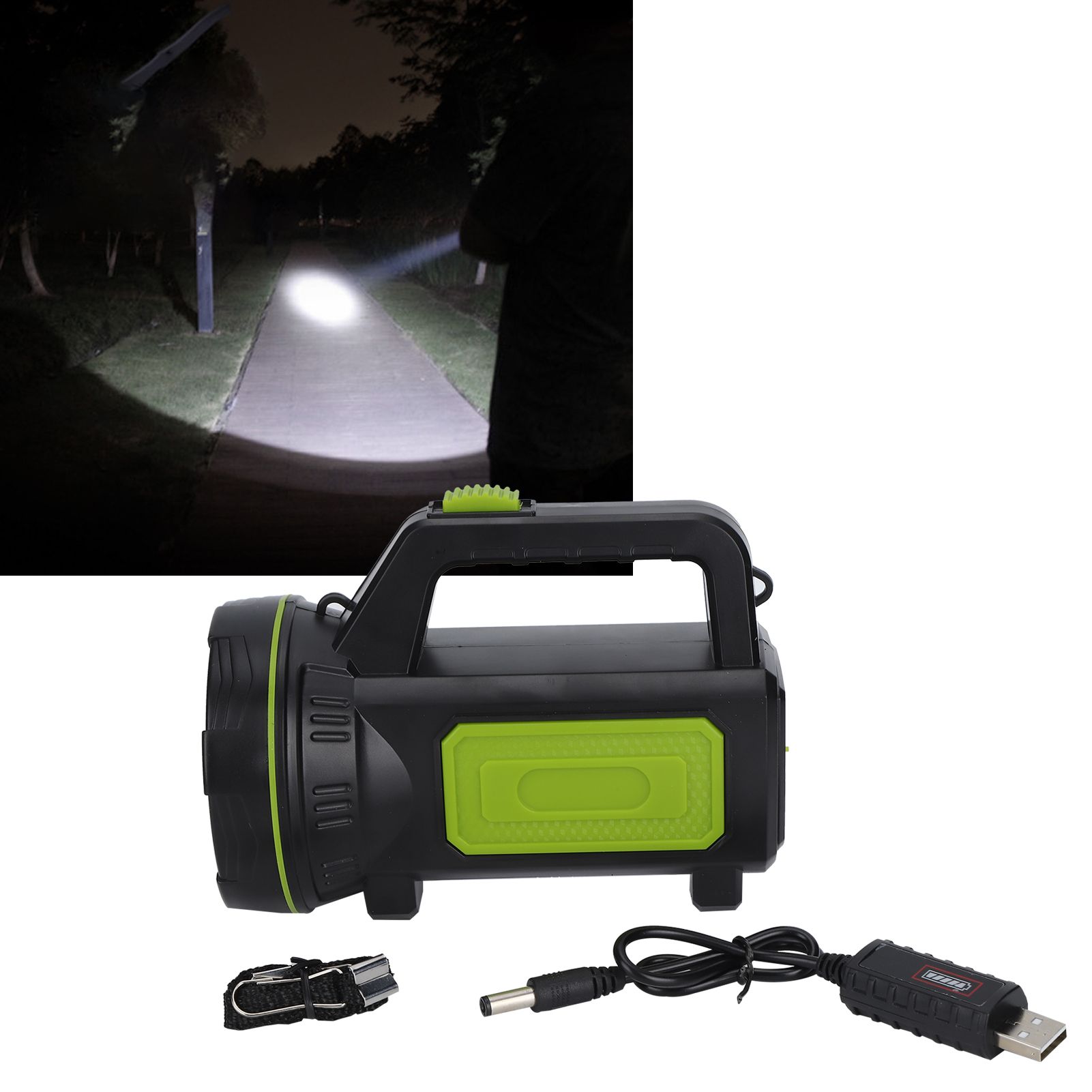 Camping Lantern Waterproof Flashlight USB Rechargeable Work Light Outdoor view 10