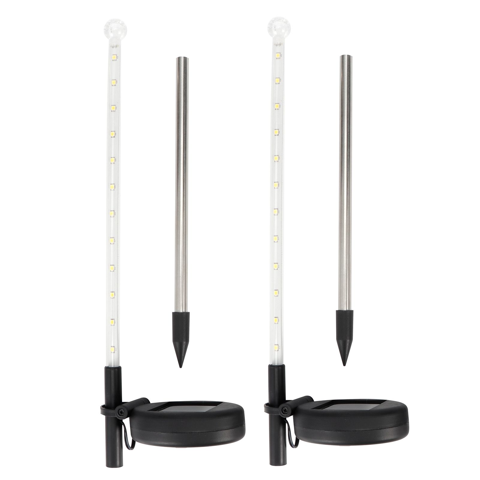 2Pcs Waterproof IP44 LED Solar Lawn Lamp Romantic Garden Decoration Outdoor view 2