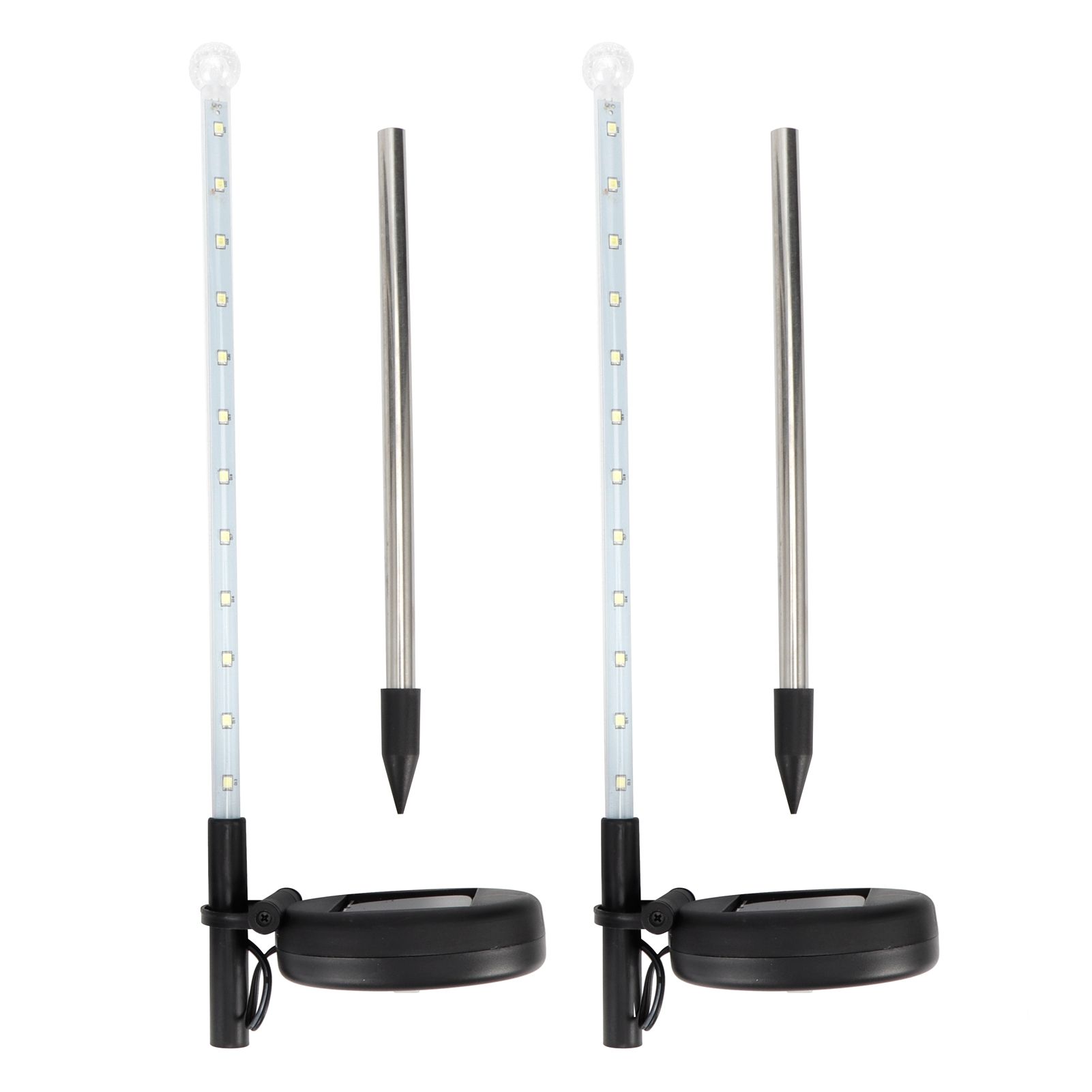2Pcs Waterproof IP44 LED Solar Lawn Lamp Romantic Garden Decoration Outdoor view 2