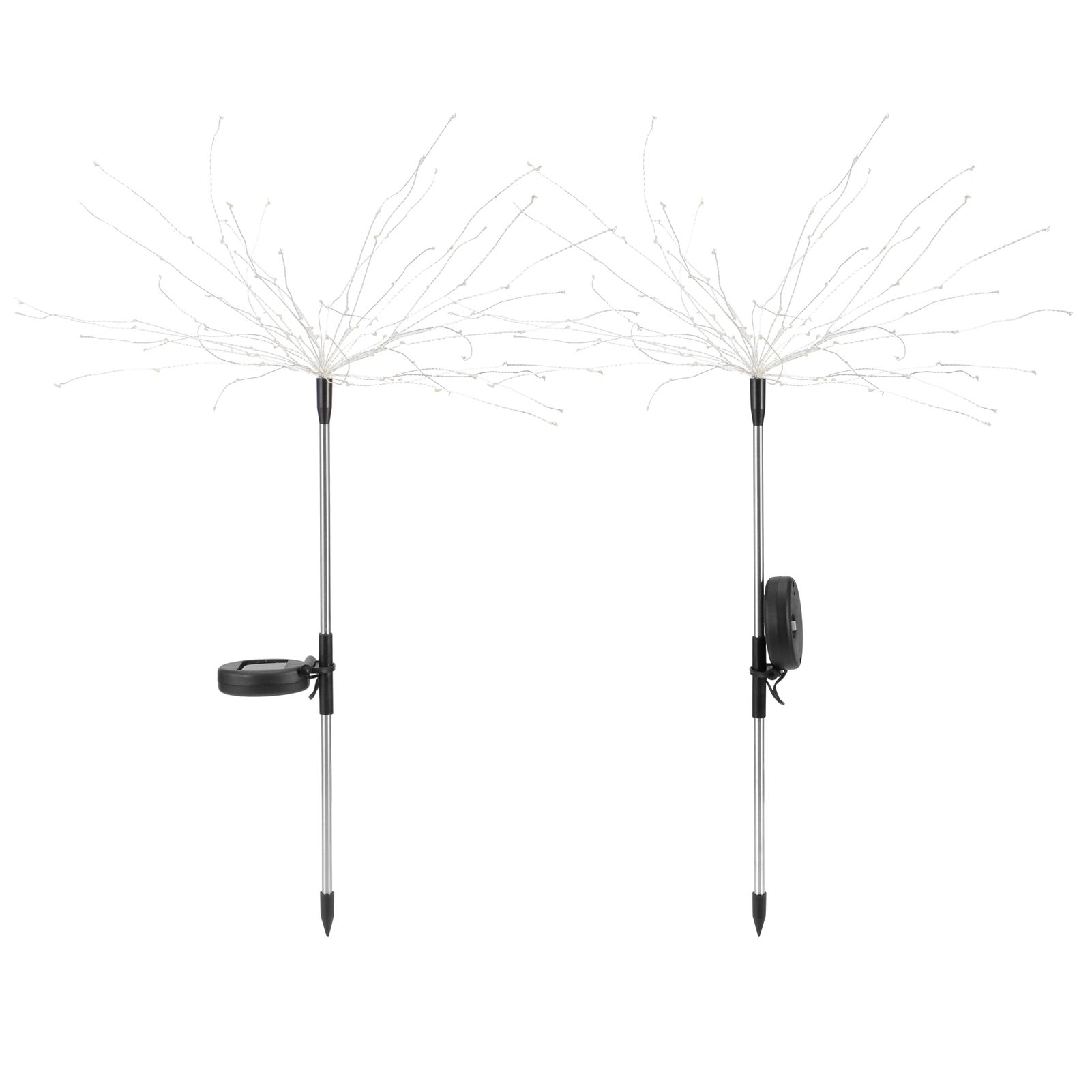 2Pcs 105LED Waterproof IP44 Solar Fireworks Light LED Lawn Lamp Landscape Path view 5