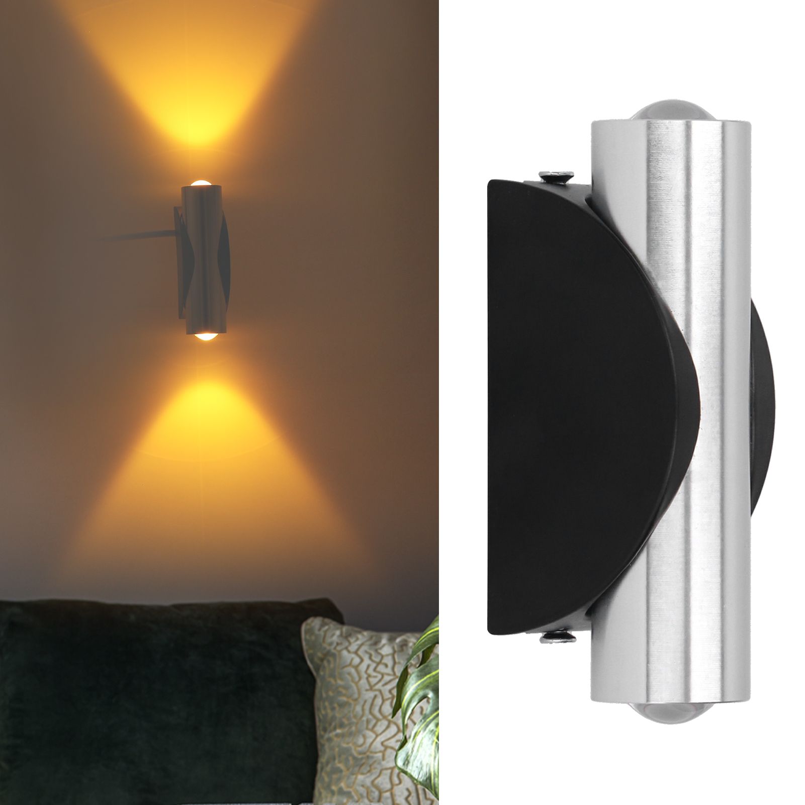 2W Indoor DoubleHeaded LED Wall Lamp Lights for Home Bar Porch Decoration view 9