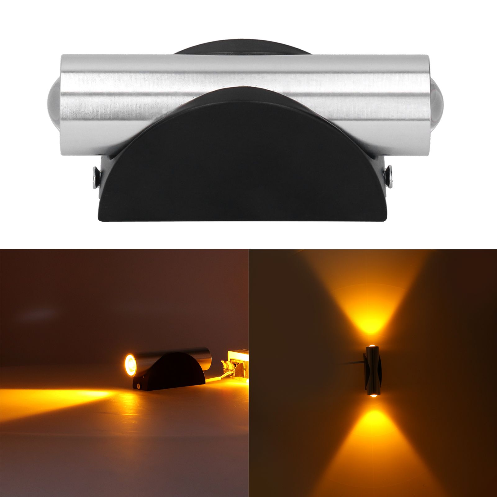2W Indoor DoubleHeaded LED Wall Lamp Lights for Home Bar Porch Decoration view 10