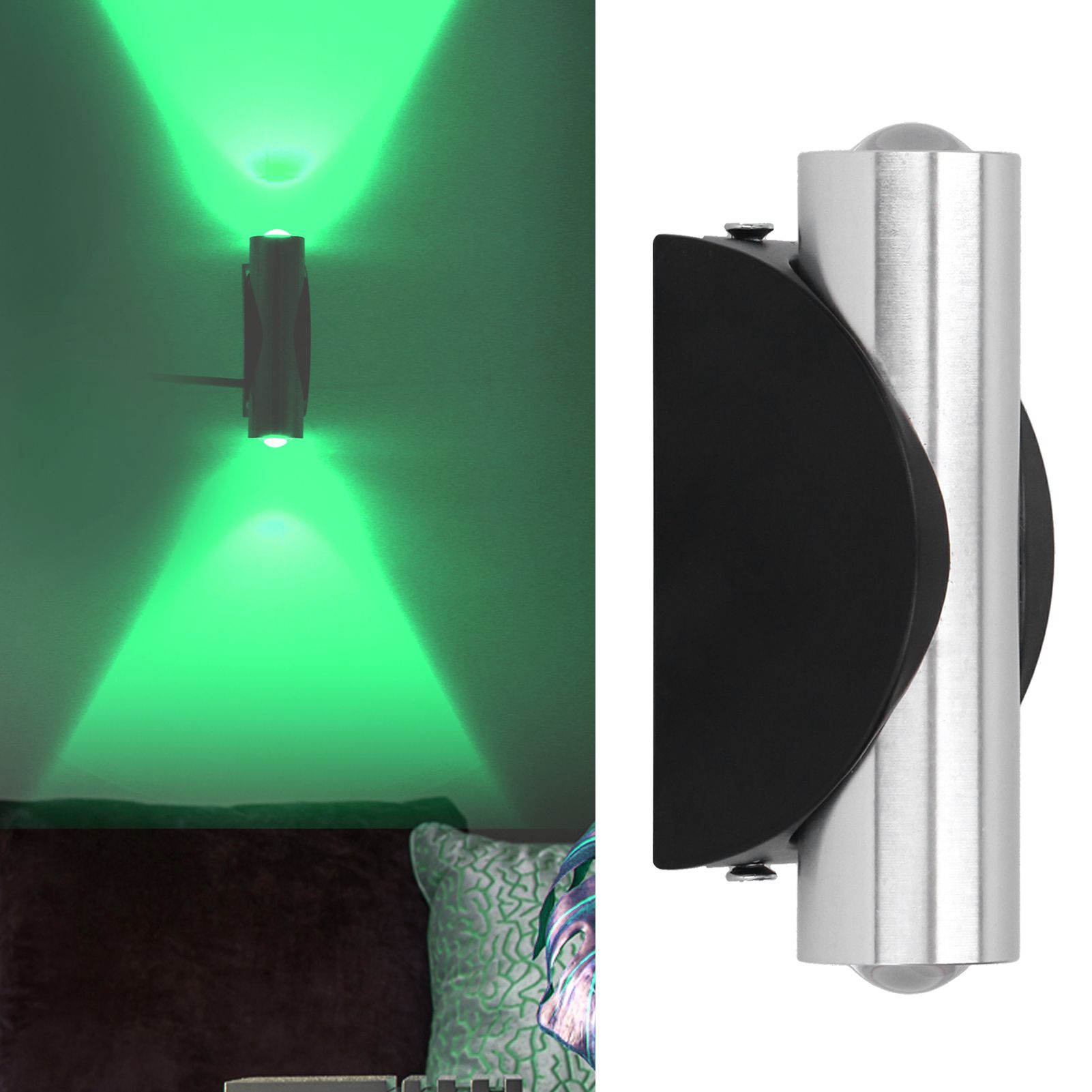 2W Indoor DoubleHeaded LED Wall Lamp Lights for Home Bar Porch Decoration view 10