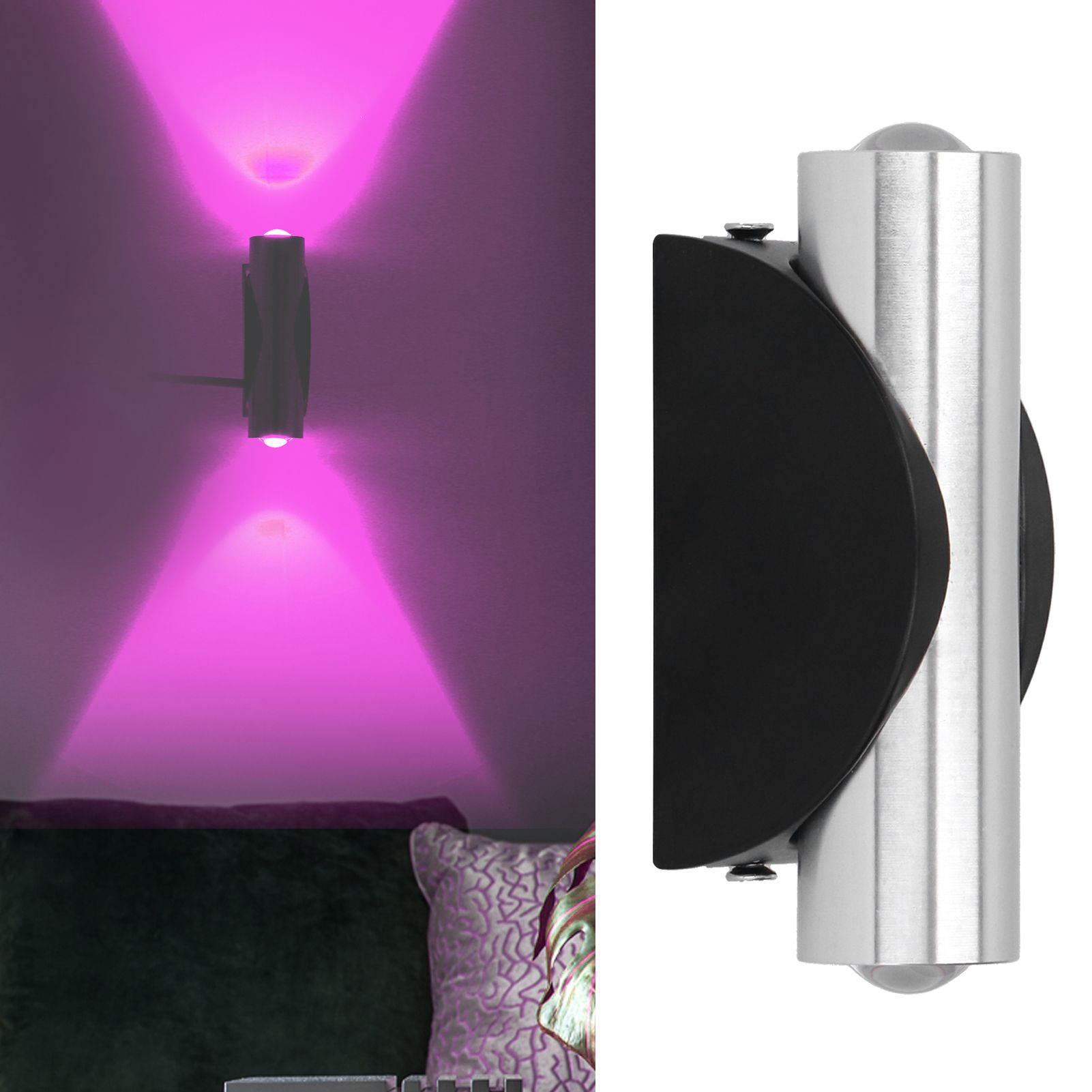 2W Indoor DoubleHeaded LED Wall Lamp Lights for Home Bar Porch Decoration view 10