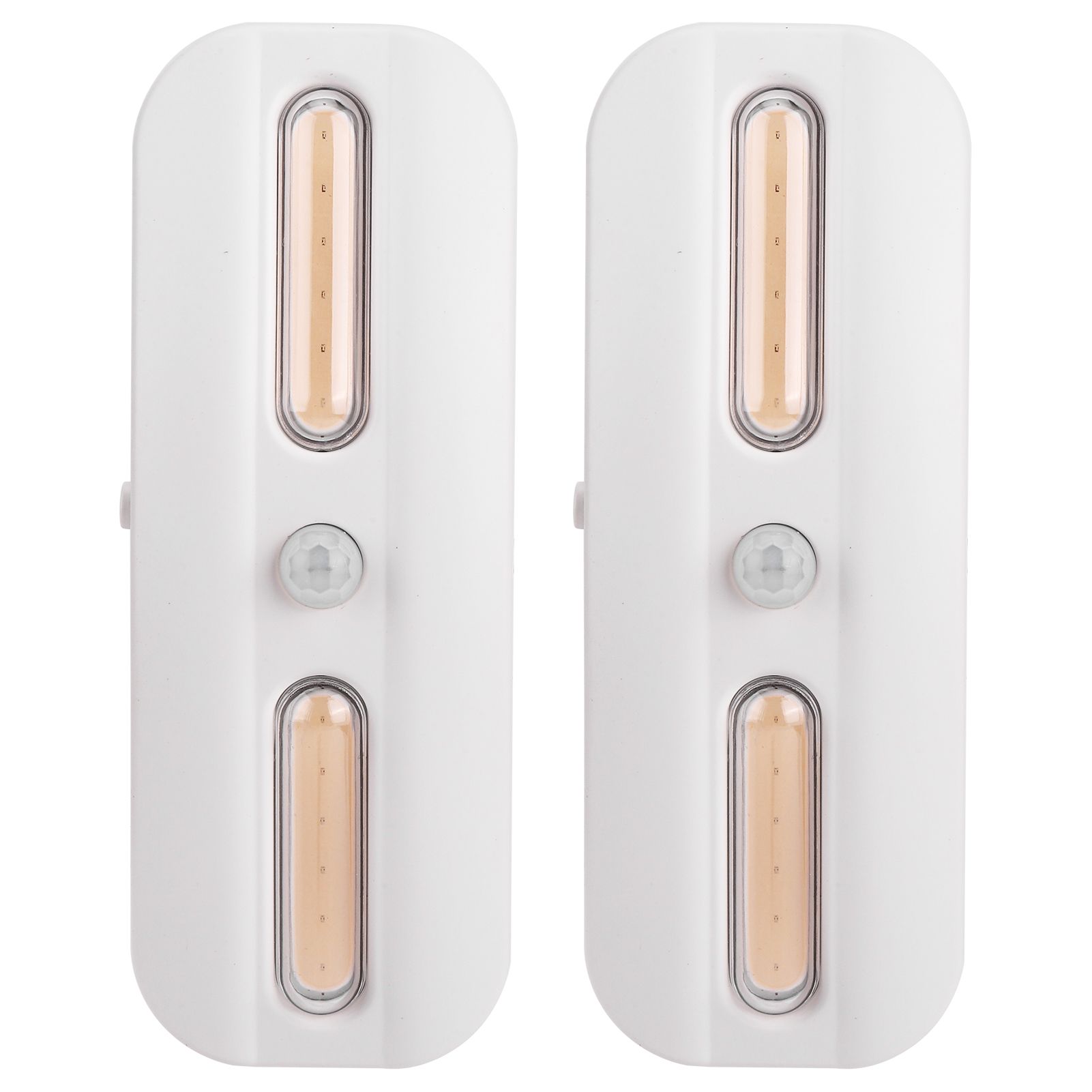 2PCS COB LED Motion Sensor Light Cupboard Wardrobe Closet Lamp Cabinet Night view 3