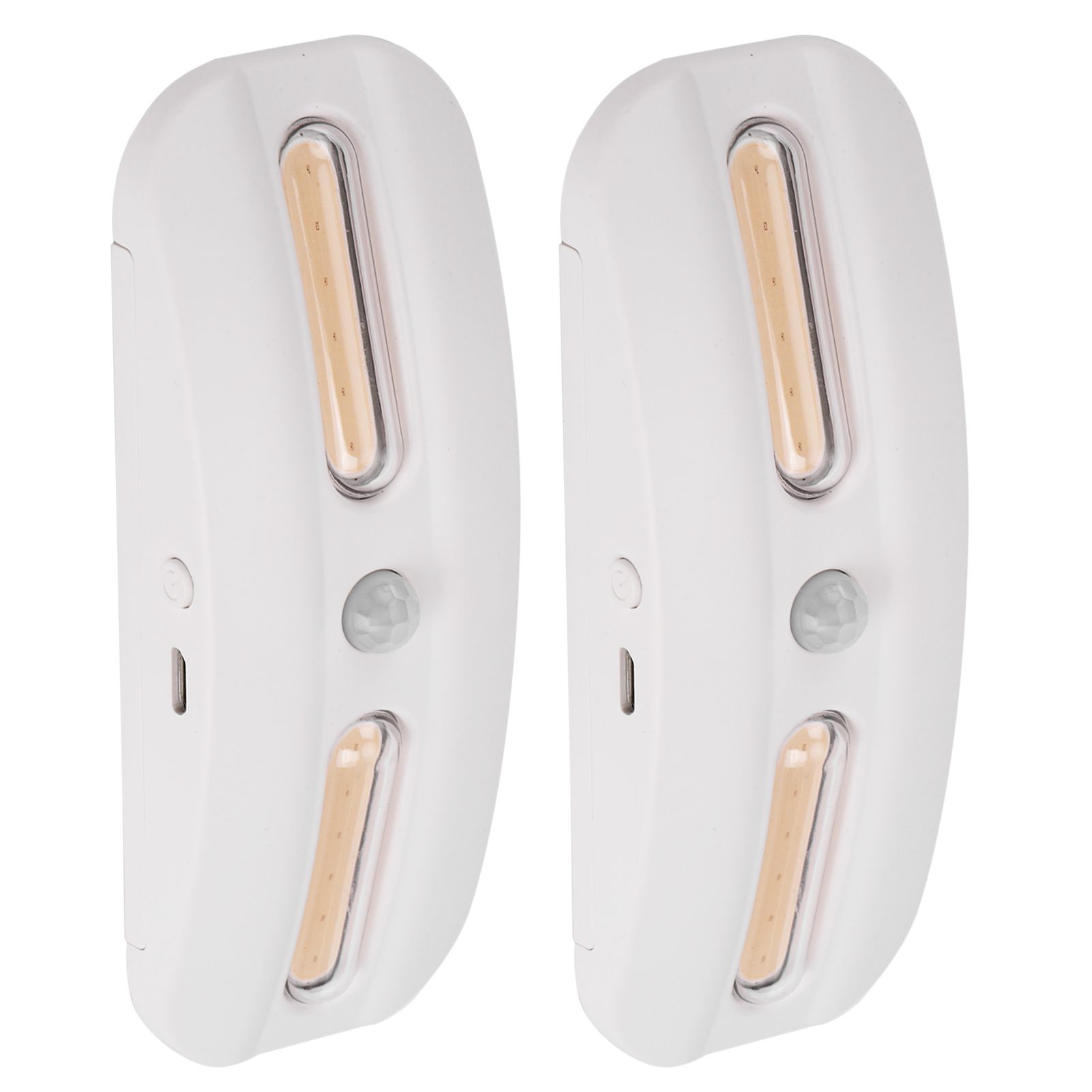 2PCS COB LED Motion Sensor Light Cupboard Wardrobe Closet Lamp Cabinet Night view 6