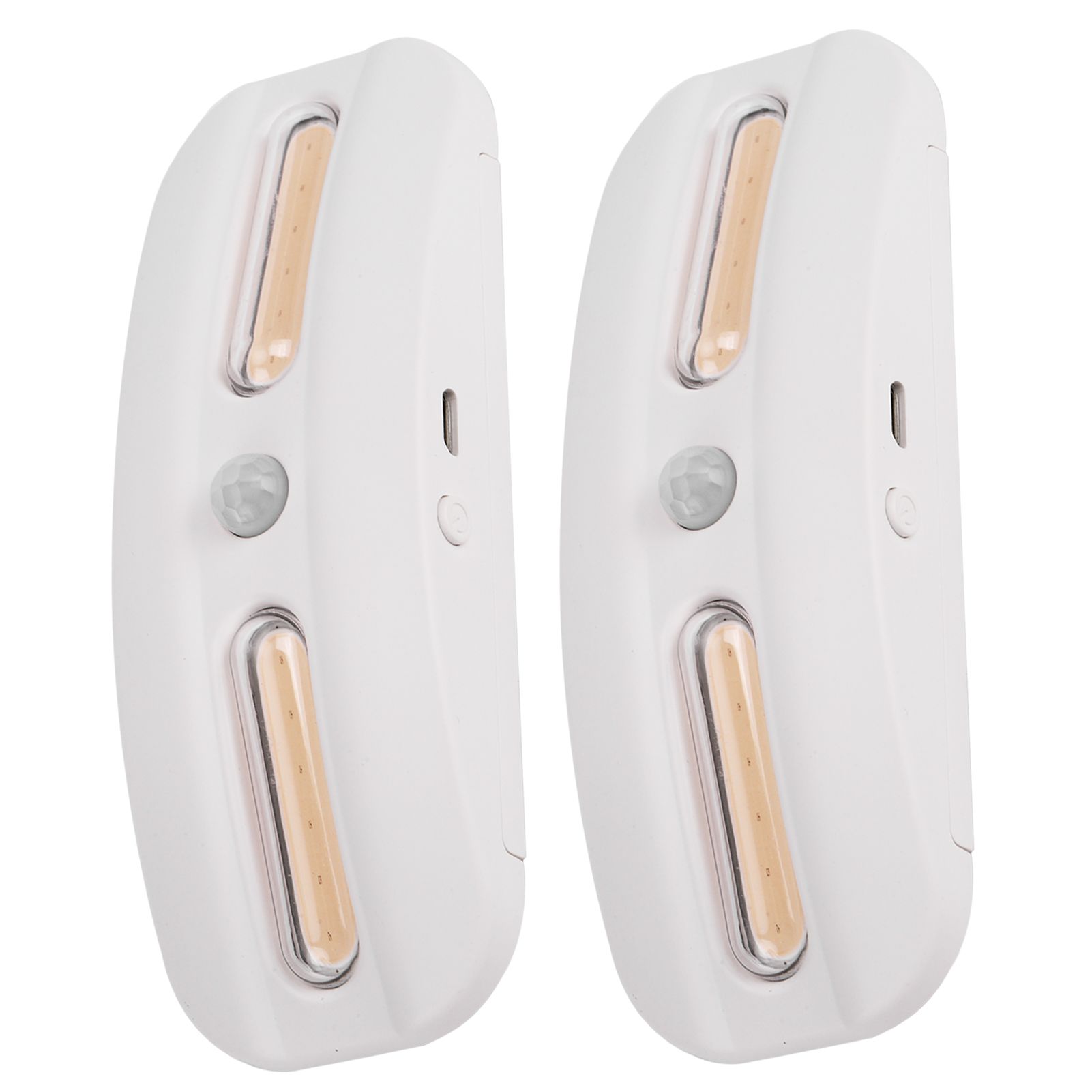 2PCS COB LED Motion Sensor Light Cupboard Wardrobe Closet Lamp Cabinet Night view 7