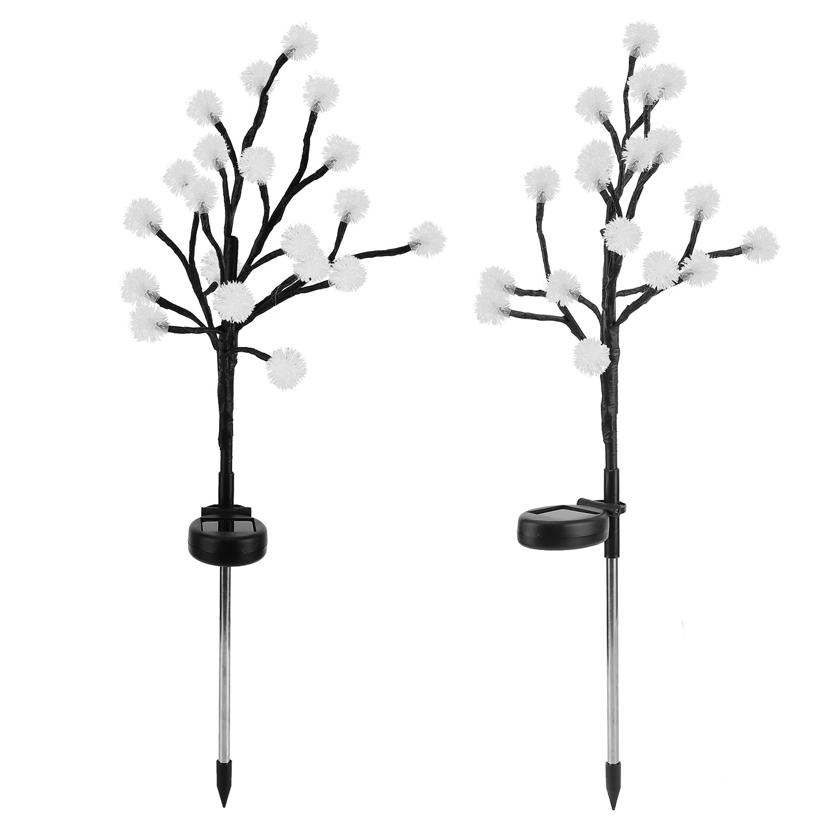 2pcs 20LED Solar Powered Fairy Lights Outdoor Dandelion Lamp Garden Lawn view 5