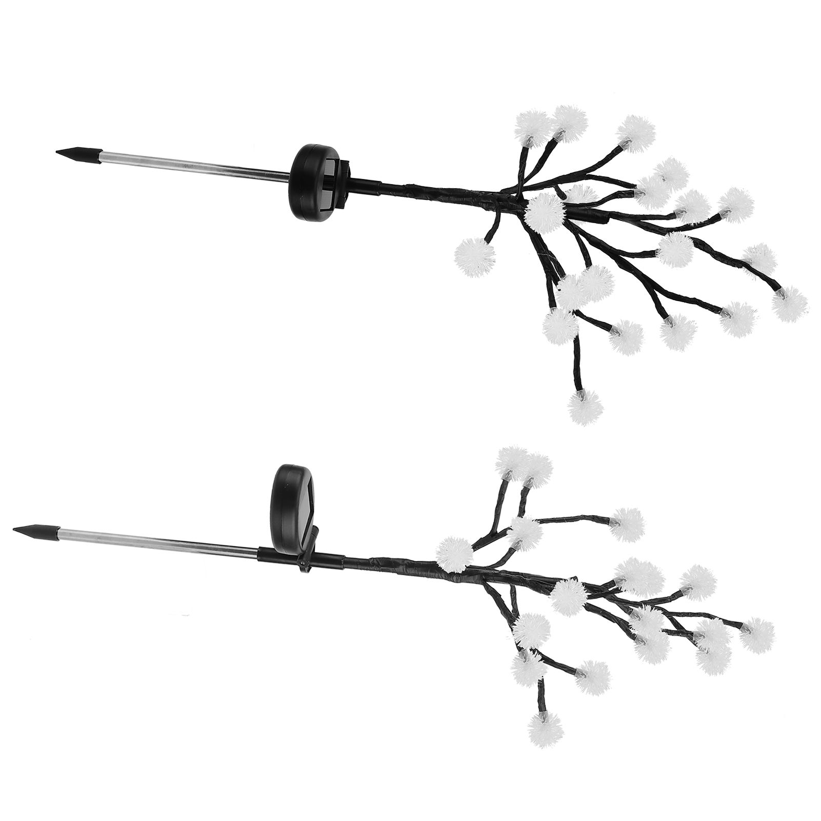 2pcs 20LED Solar Powered Fairy Lights Outdoor Dandelion Lamp Garden Lawn view 6