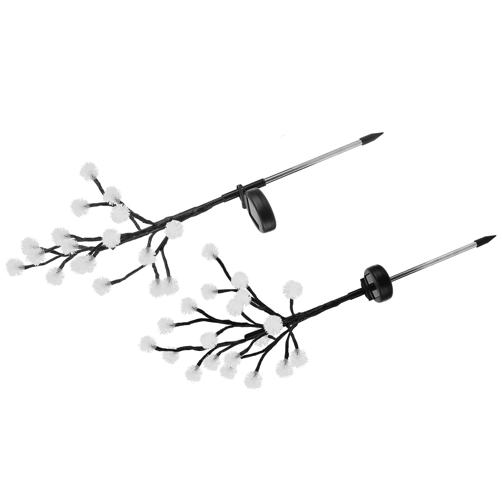 2pcs 20LED Solar Powered Fairy Lights Outdoor Dandelion Lamp Garden Lawn view 8
