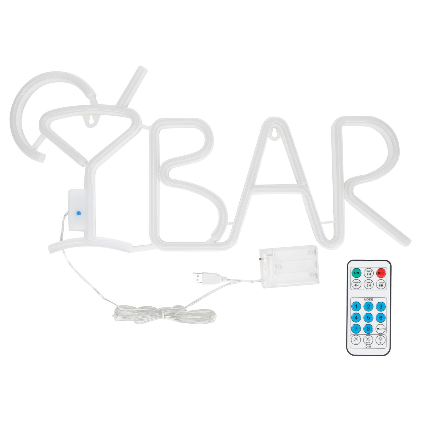 English Letter Modeling LED Light Bar Party Home Hanging Decorative Lamp view 2