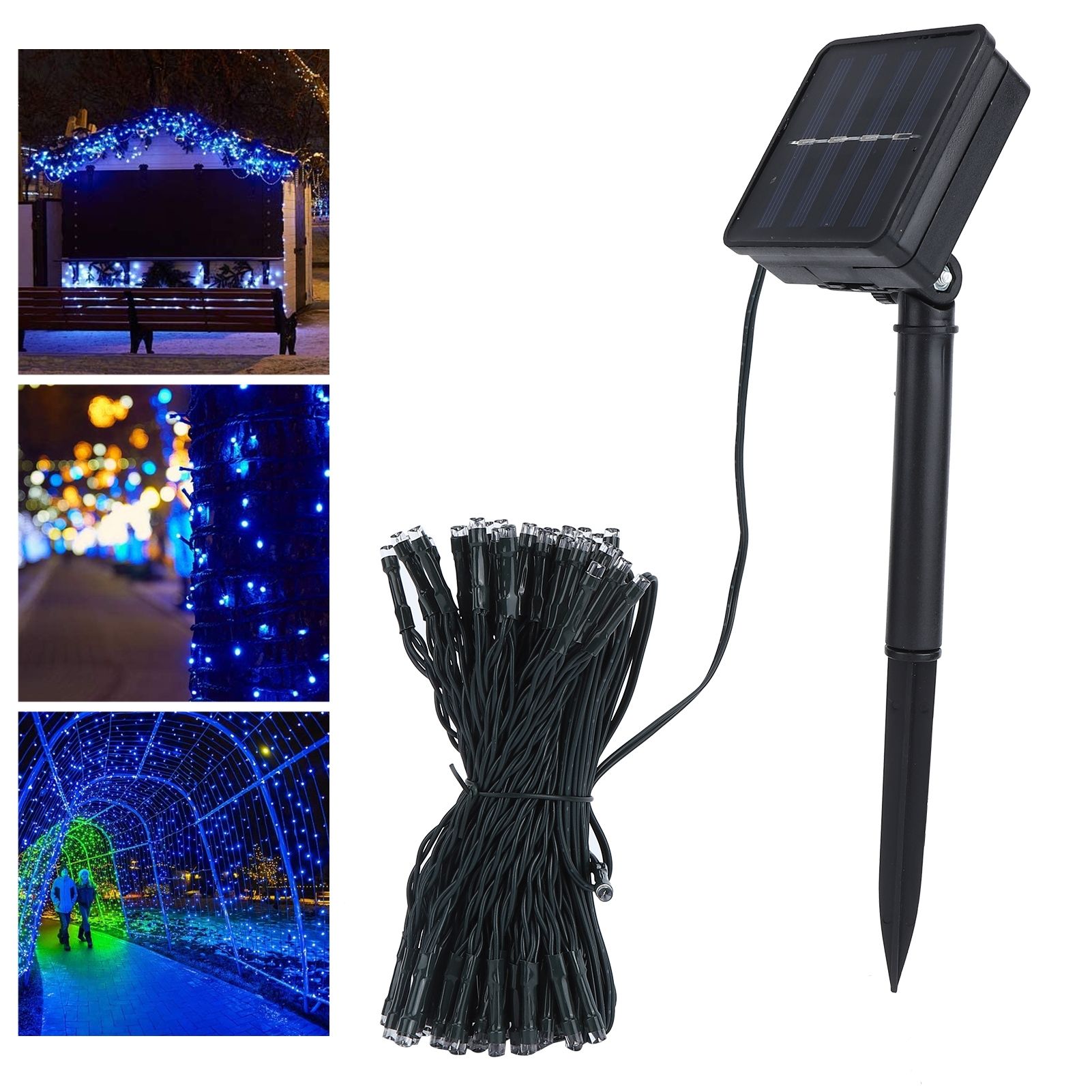 Outdoor Waterproof LED Solar String Lights for Xmas Tree Garden Wedding Lawn view 9