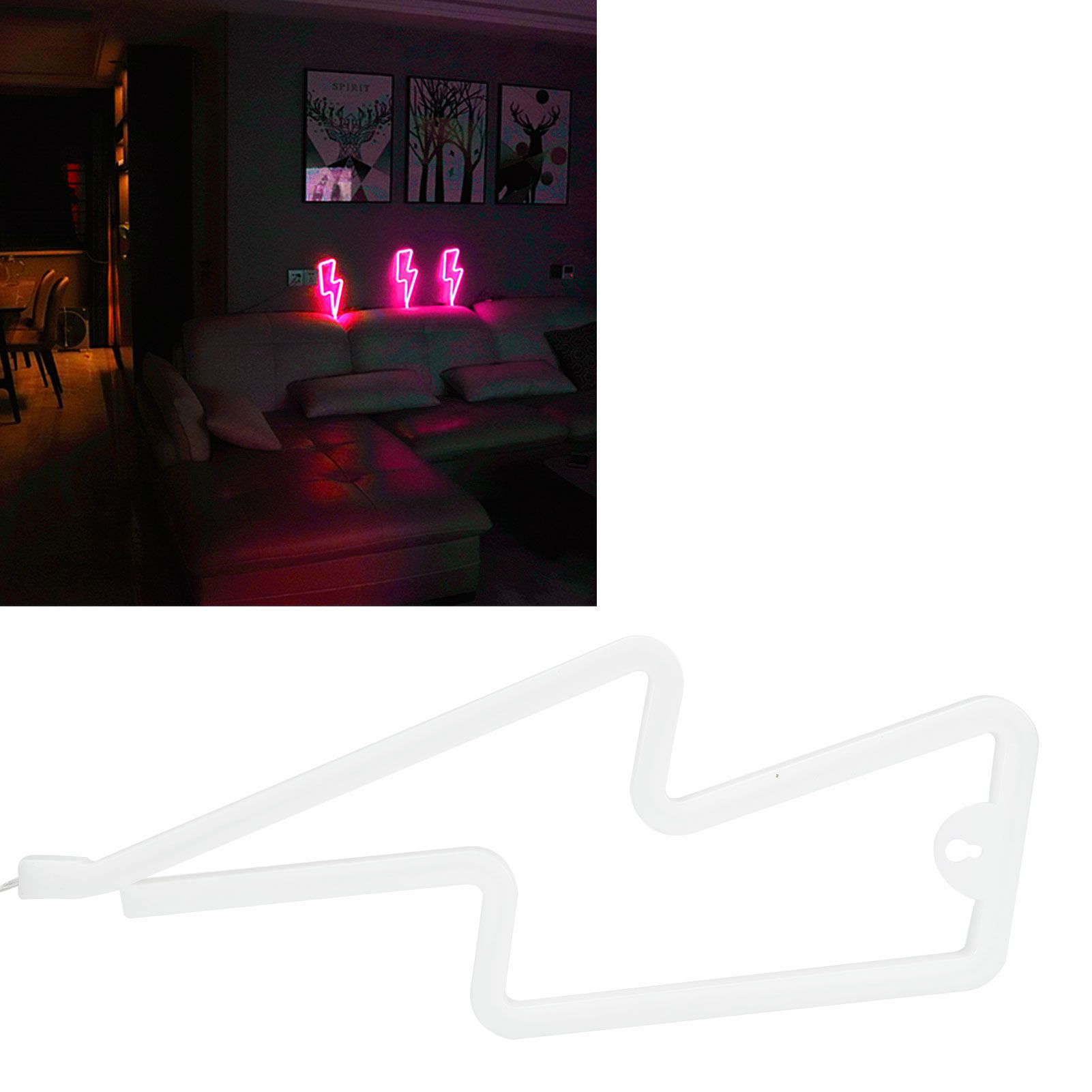 LED Neon Sign Light USB Charging BatteryPowered Decorative Lamp for Home Party view 10