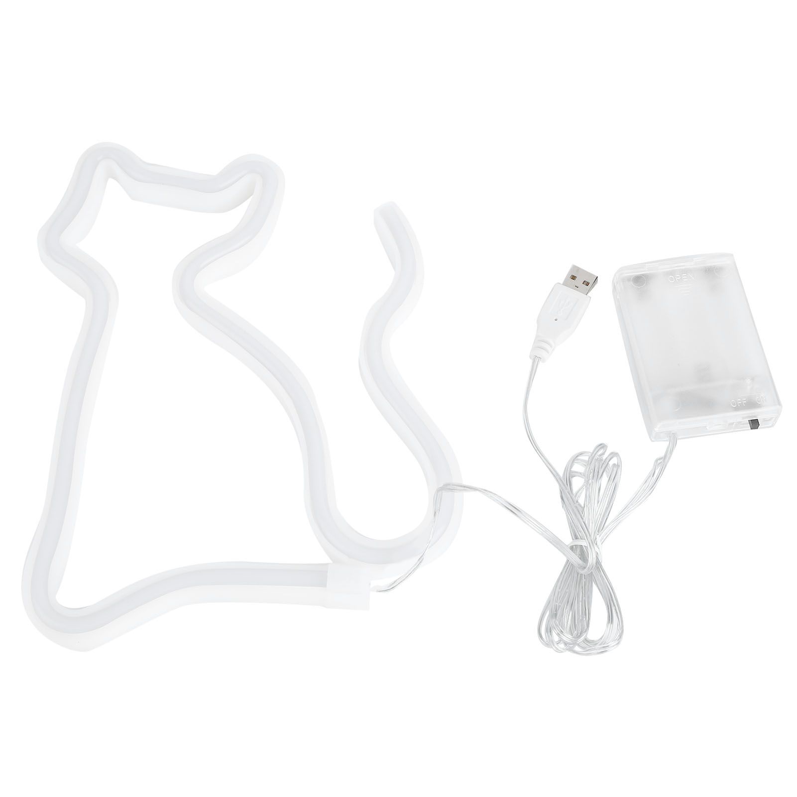 Cat shape Neon Light Innovative Decorative Night Light for Home Party Bar view 2
