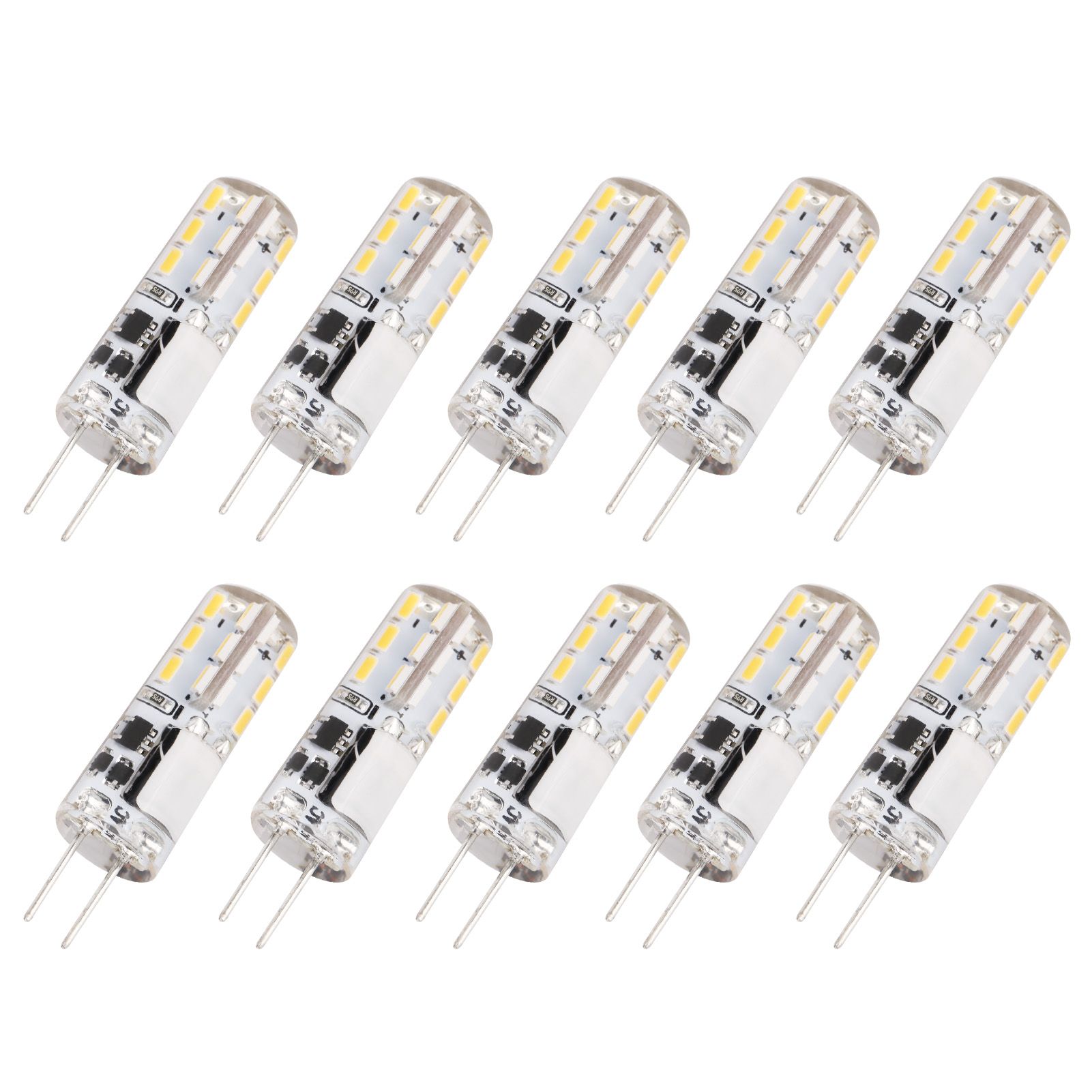 10Pcs G4 LED Bulbs 24LED 1.2W Bi Pin Light Source for Home Ceiling Light Wall view 4