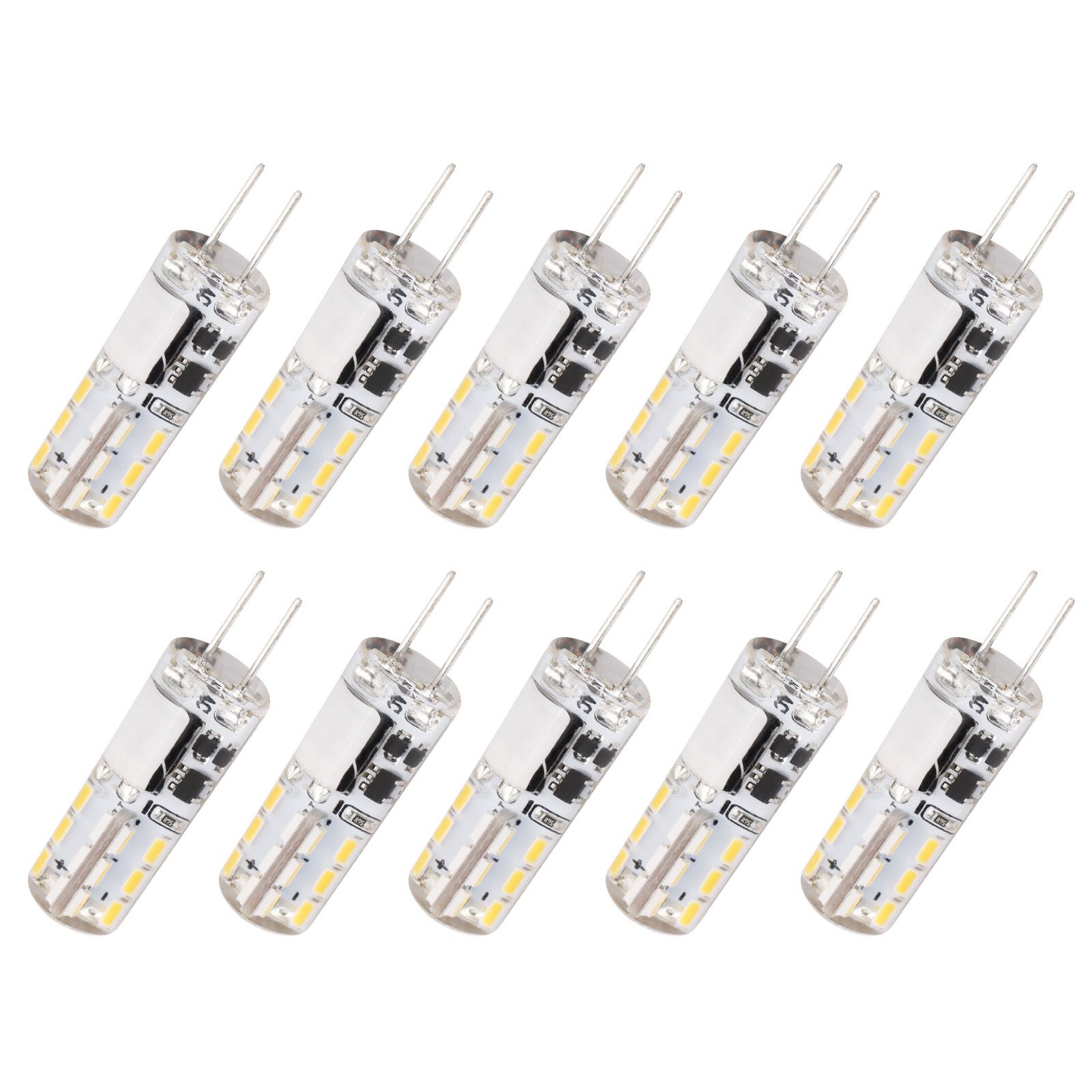 10Pcs G4 LED Bulbs 24LED 1.2W Bi Pin Light Source for Home Ceiling Light Wall view 9