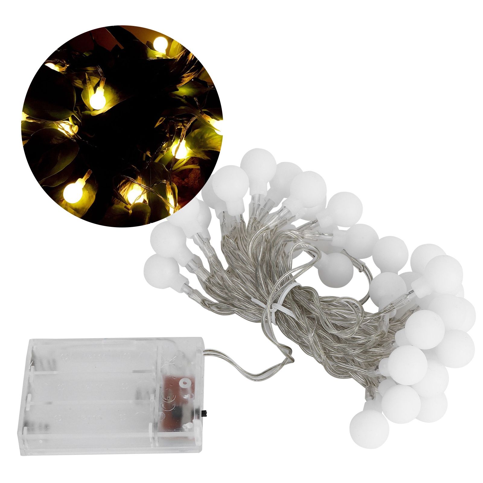 4.2m 40LED String Lights Waterproof Battery Operated Lamp Festive Party view 10