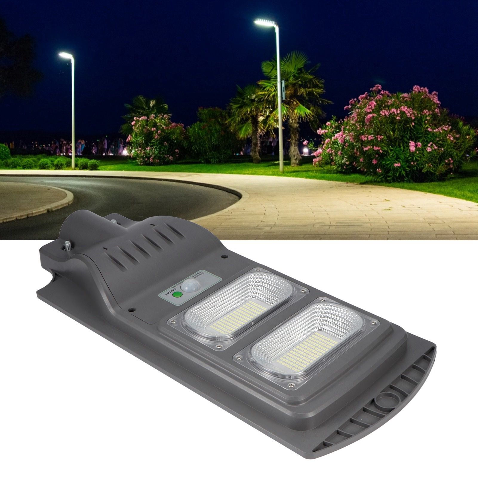 110W Outdoor Lamp 234LED Solar Power Motion Sensor Waterproof Lamp for Street view 9