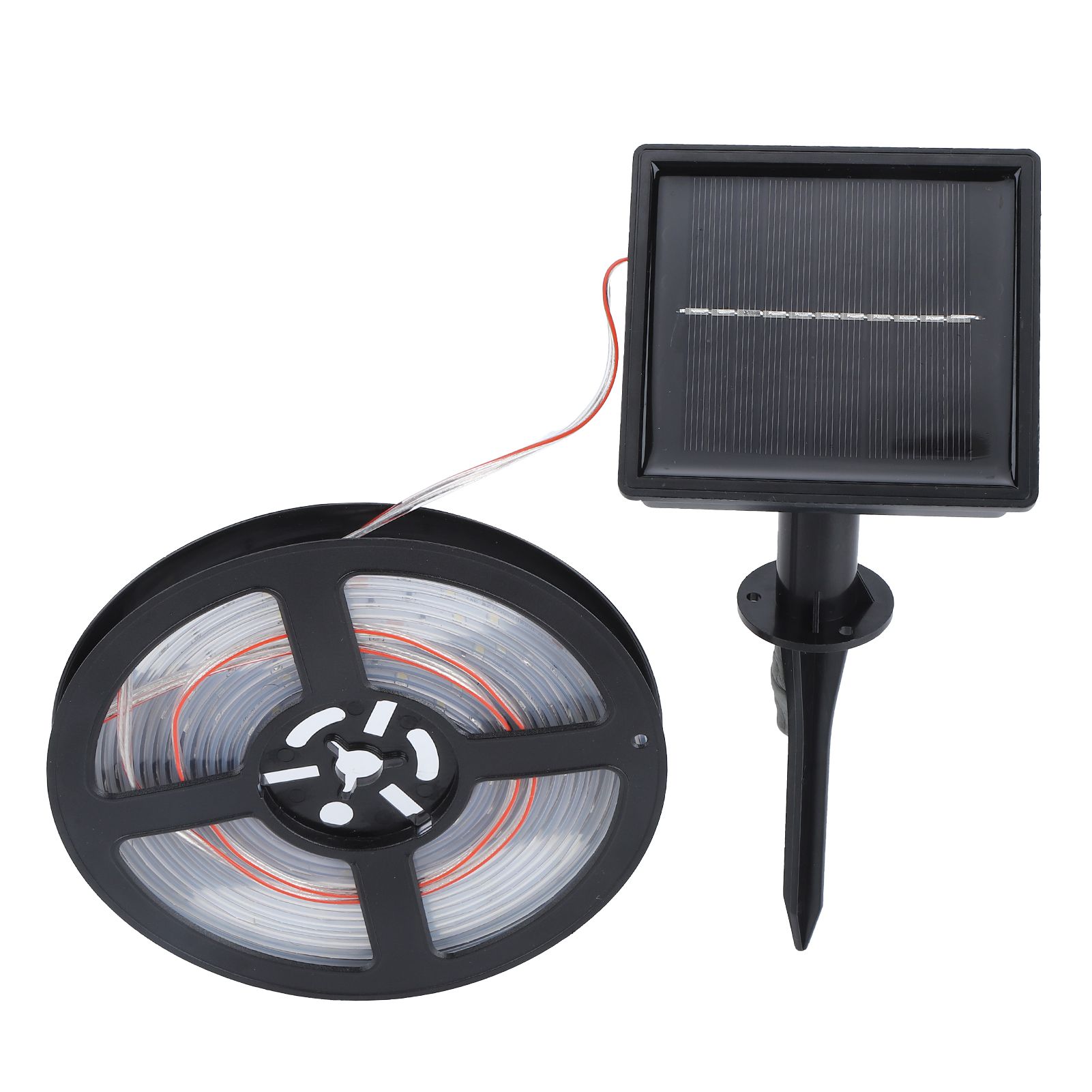 5m 100LED Solar Strip Lights Outdoor Waterproof Highlight Rope Light for view 4