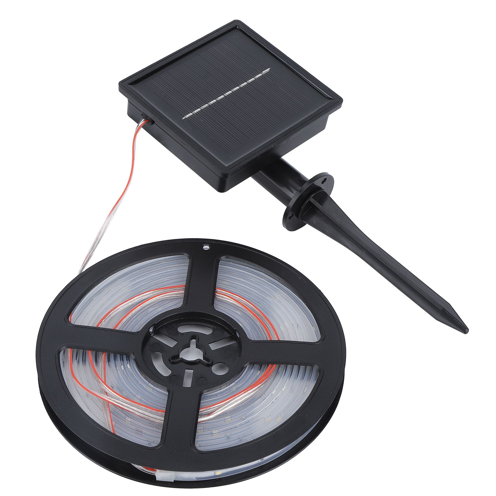 5m 100LED Solar Strip Lights Outdoor Waterproof Highlight Rope Light for view 7