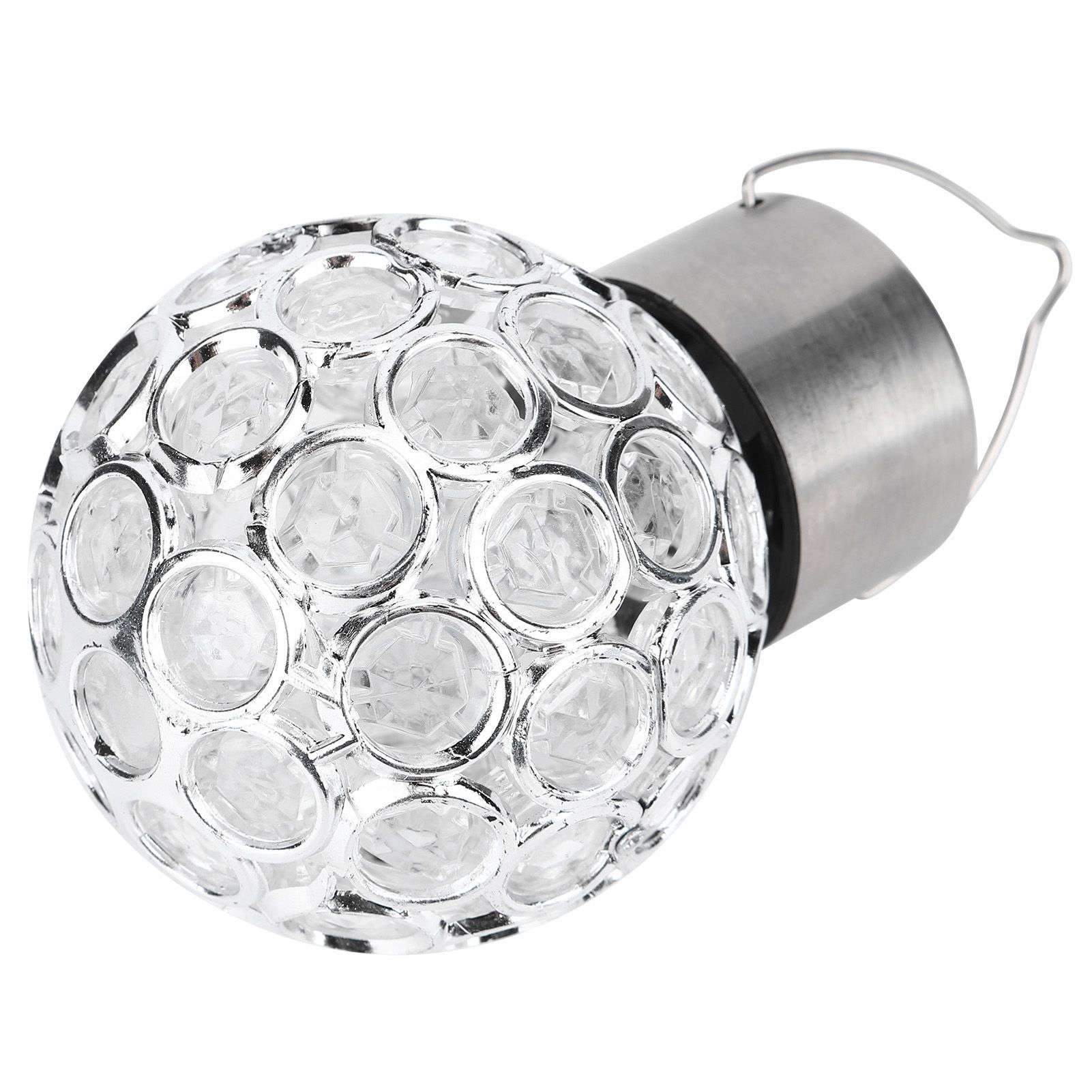 2Pcs LED Hanging Lamp Solar Powered Ball Light Light Control for Outdoor view 7