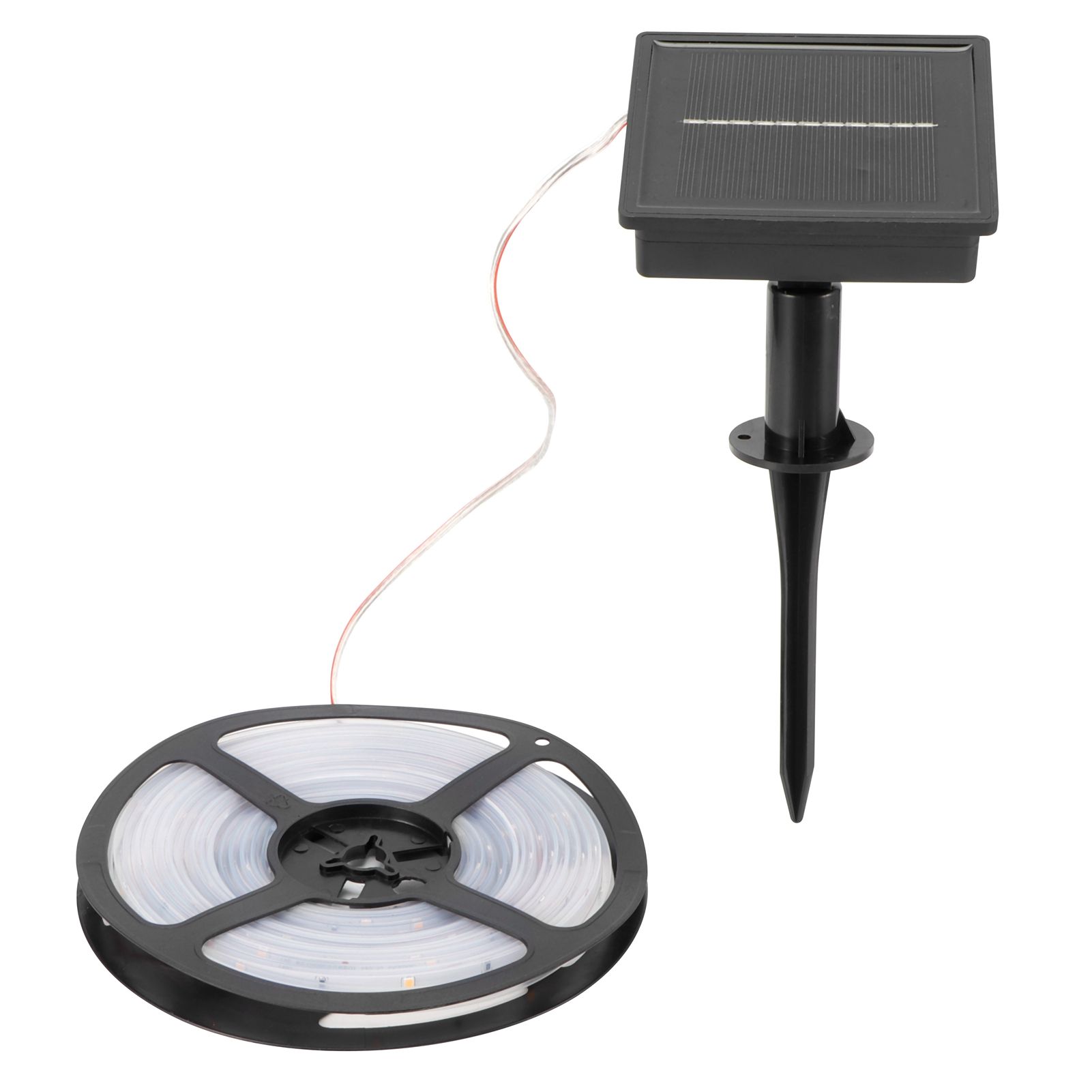 5M 100LED Solar Power Strip Lights Outdoor Waterproof High Brightness Colorful