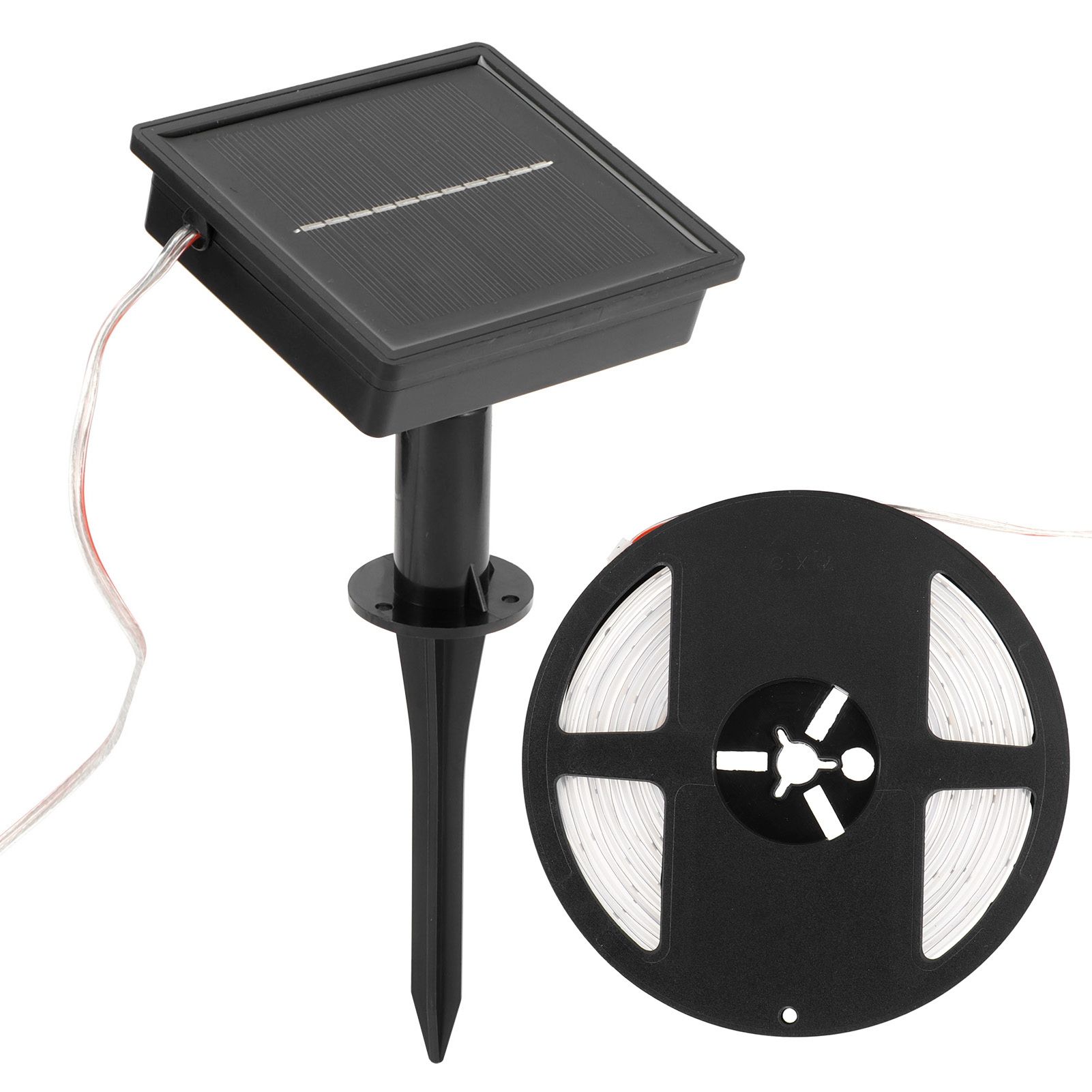 5M 100LED Solar Power Strip Lights Outdoor Waterproof High Brightness Colorful view 3