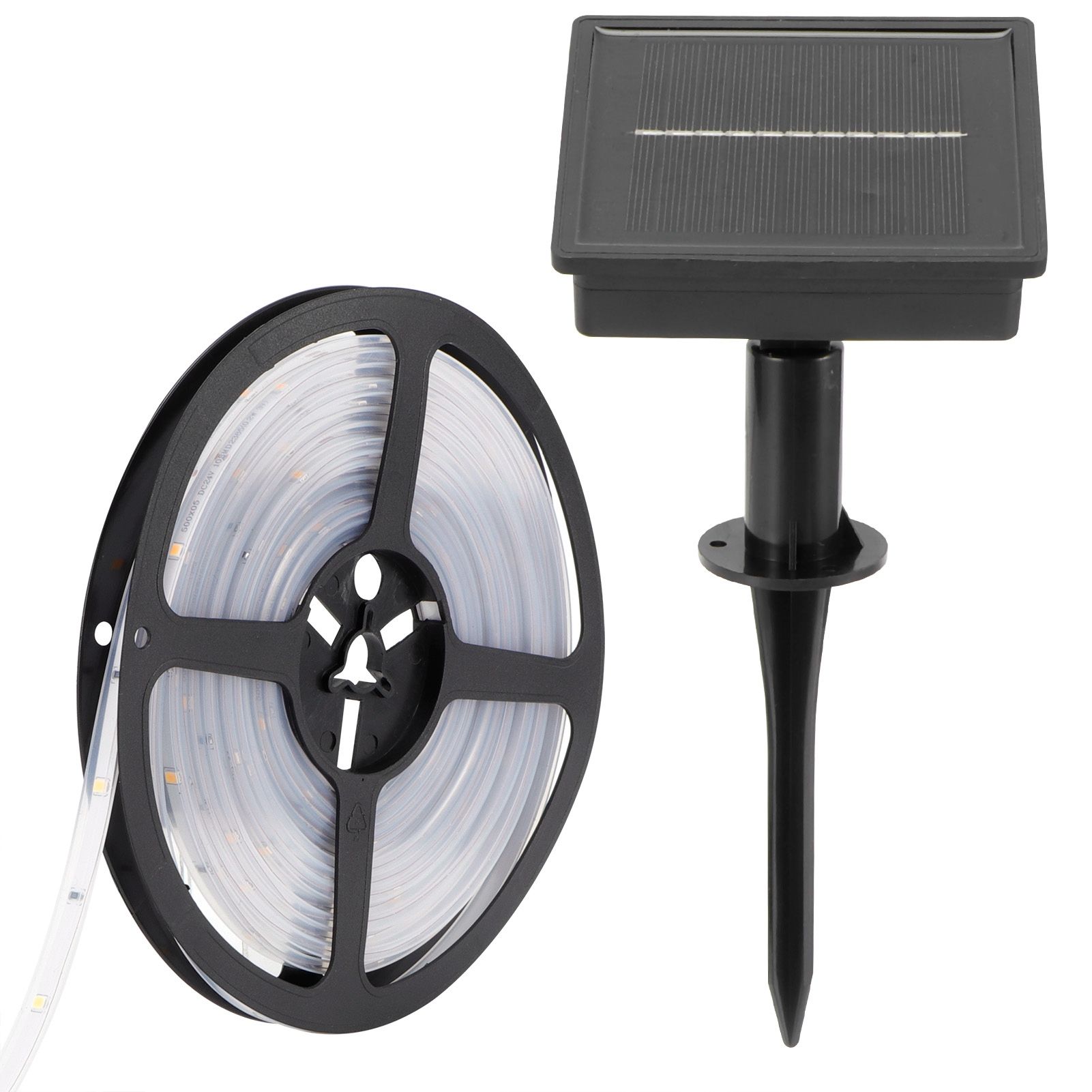 5M 100LED Solar Power Strip Lights Outdoor Waterproof High Brightness Colorful view 5