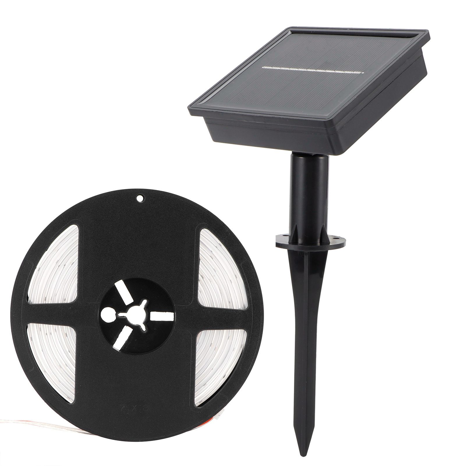 5M 100LED Solar Power Strip Lights Outdoor Waterproof High Brightness Colorful view 8
