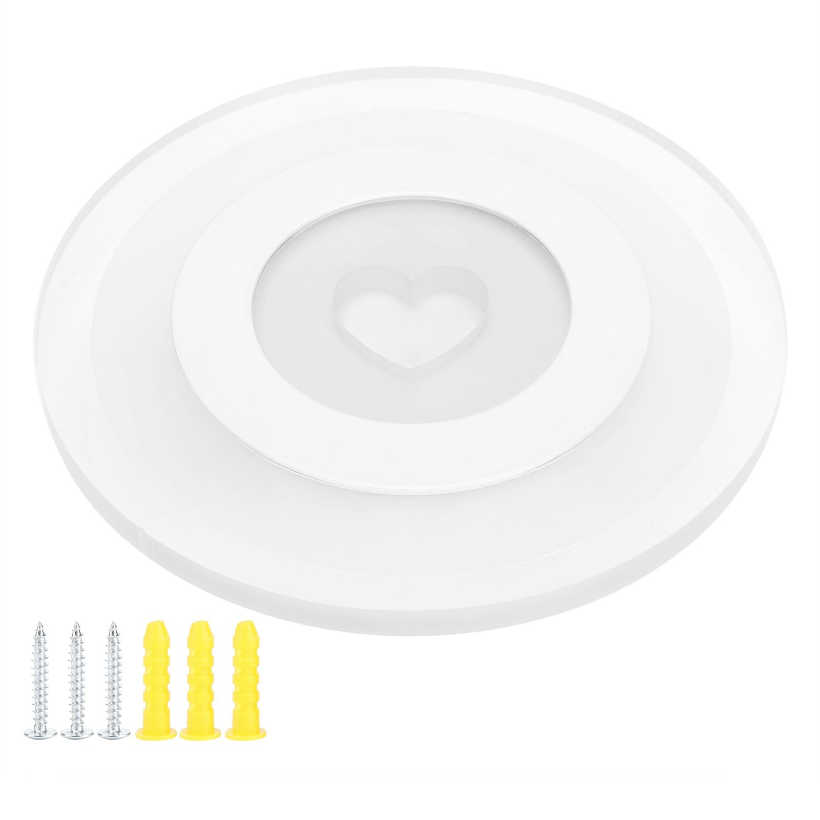 LED Wall Lamp Round Shape Heart Pattern Bedroom Living Room Corridor Wall view 2