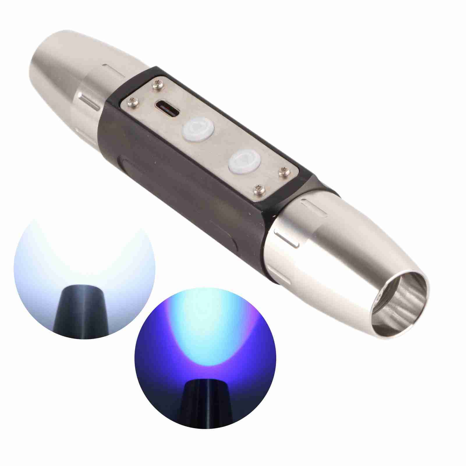 Portable Jewelry Appraisal Flashlight DX4 Four Light Source USB Rechargeable view 11
