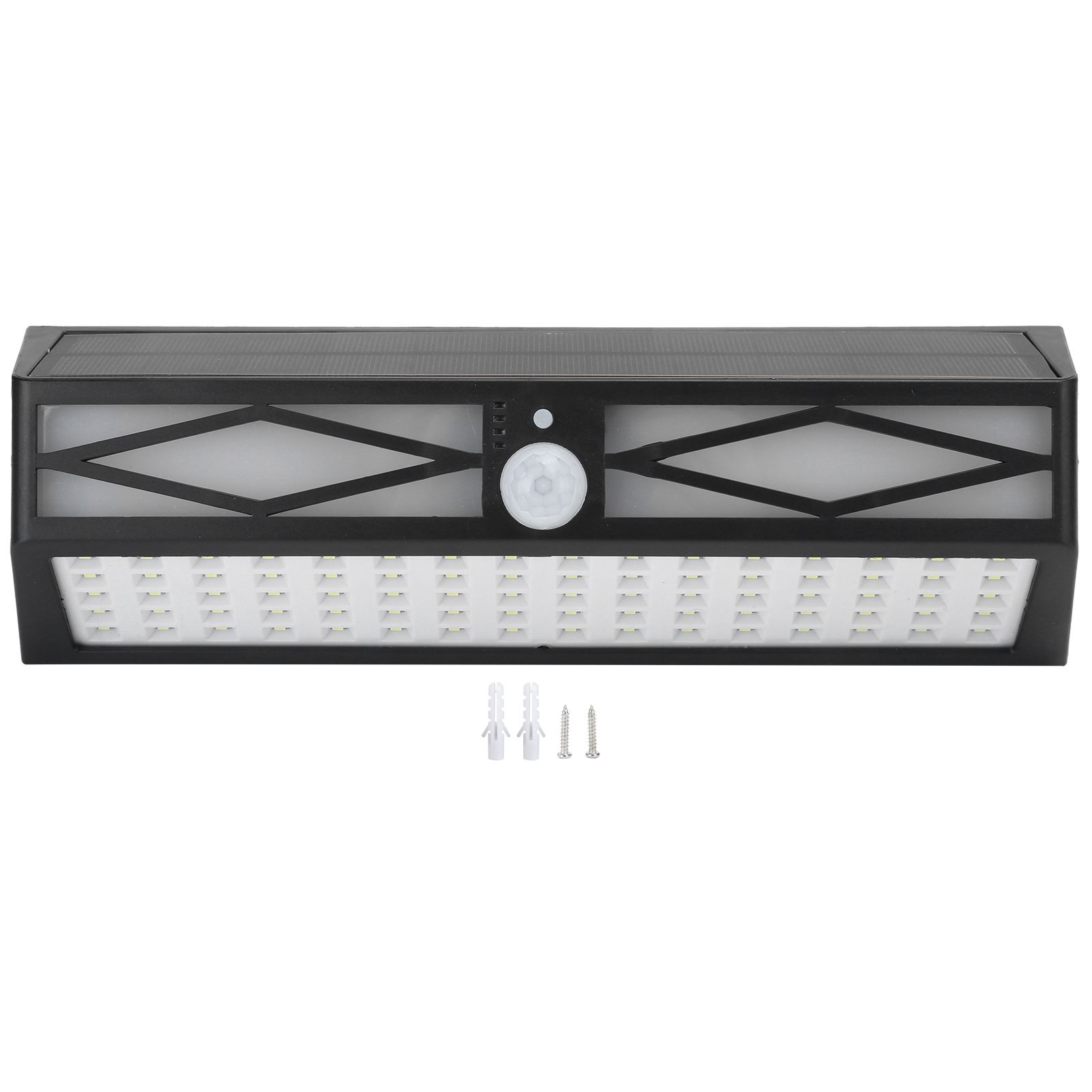 LED Solar Flame Wall Light 152LEDs Human Body Induction Waterproof Courtyard view 2
