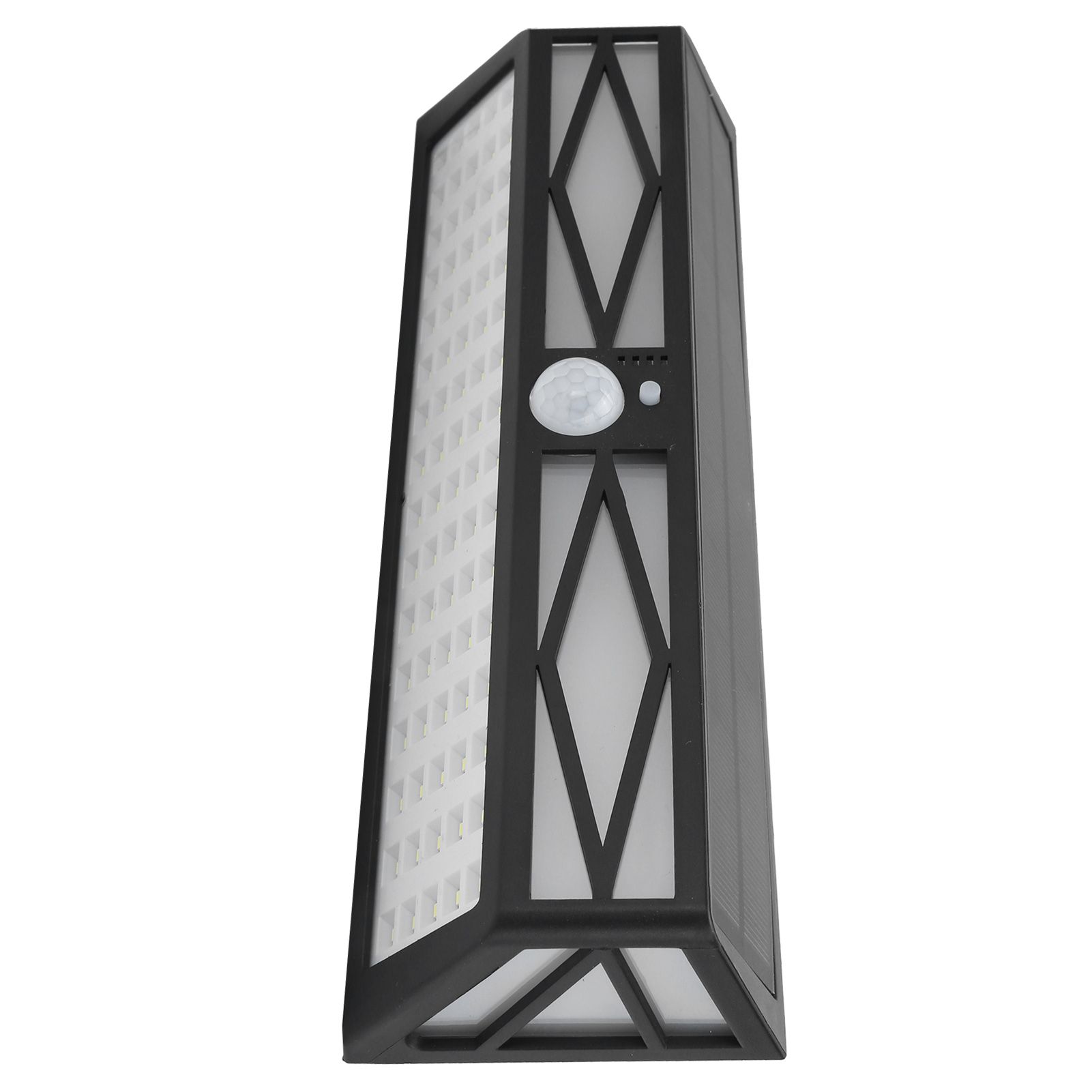 LED Solar Flame Wall Light 152LEDs Human Body Induction Waterproof Courtyard view 3