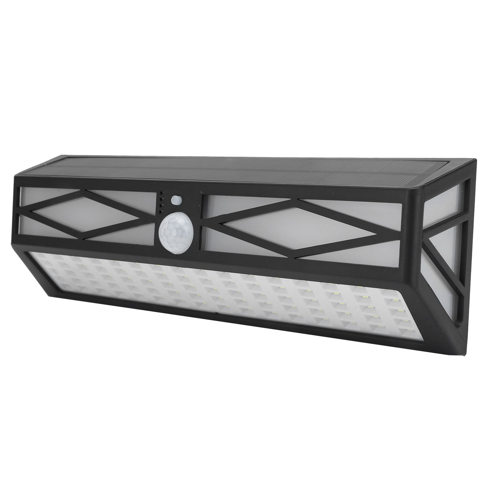 LED Solar Flame Wall Light 152LEDs Human Body Induction Waterproof Courtyard view 4