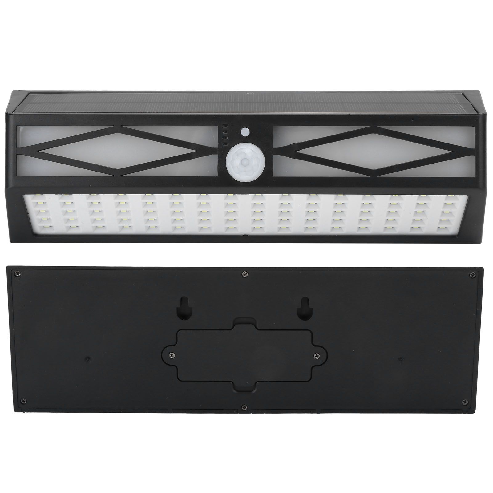 LED Solar Flame Wall Light 152LEDs Human Body Induction Waterproof Courtyard view 8