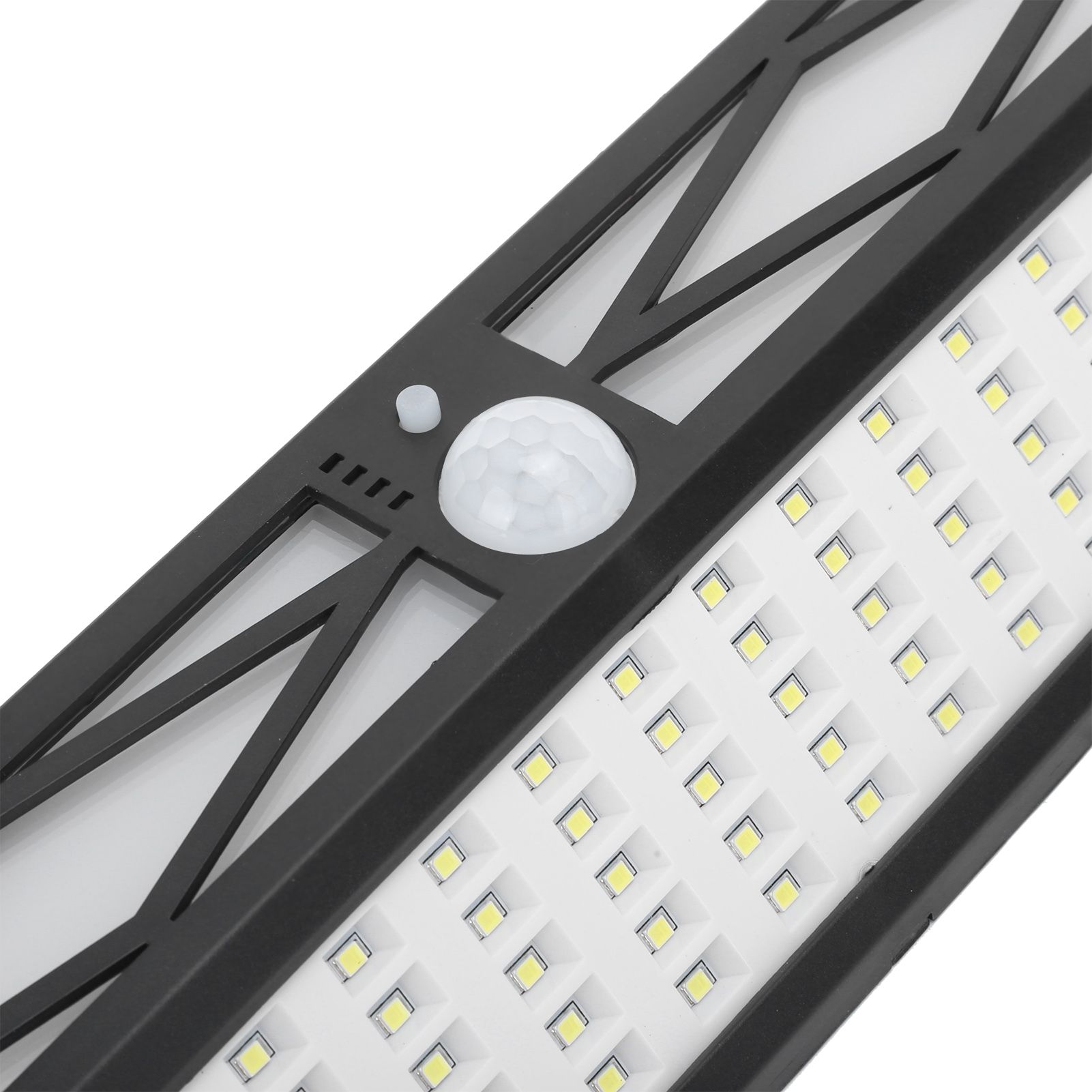 LED Solar Flame Wall Light 152LEDs Human Body Induction Waterproof Courtyard view 12
