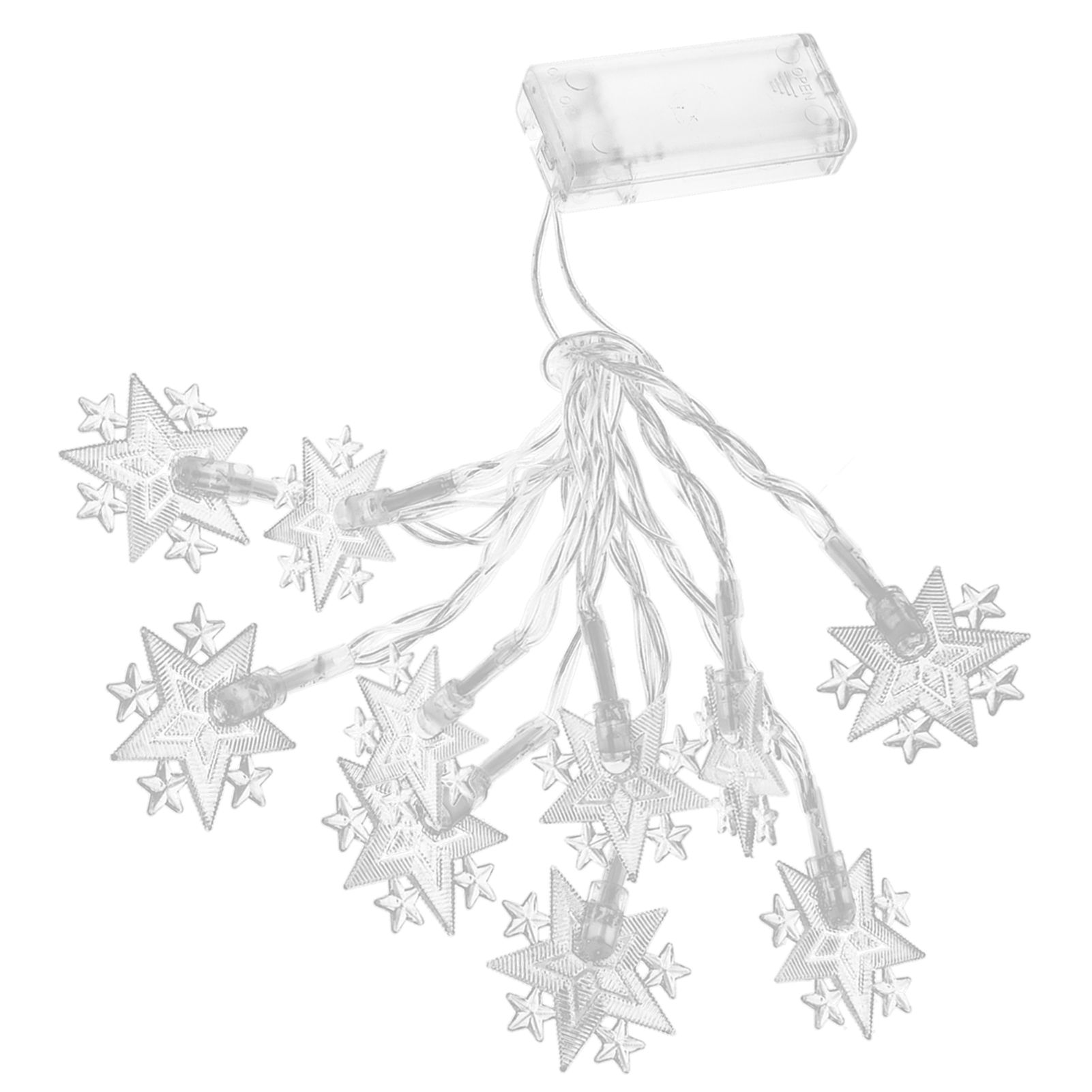 2Pcs 20LED String Lights FivePointed Star Christmas Holiday Lamp IP65 view 3