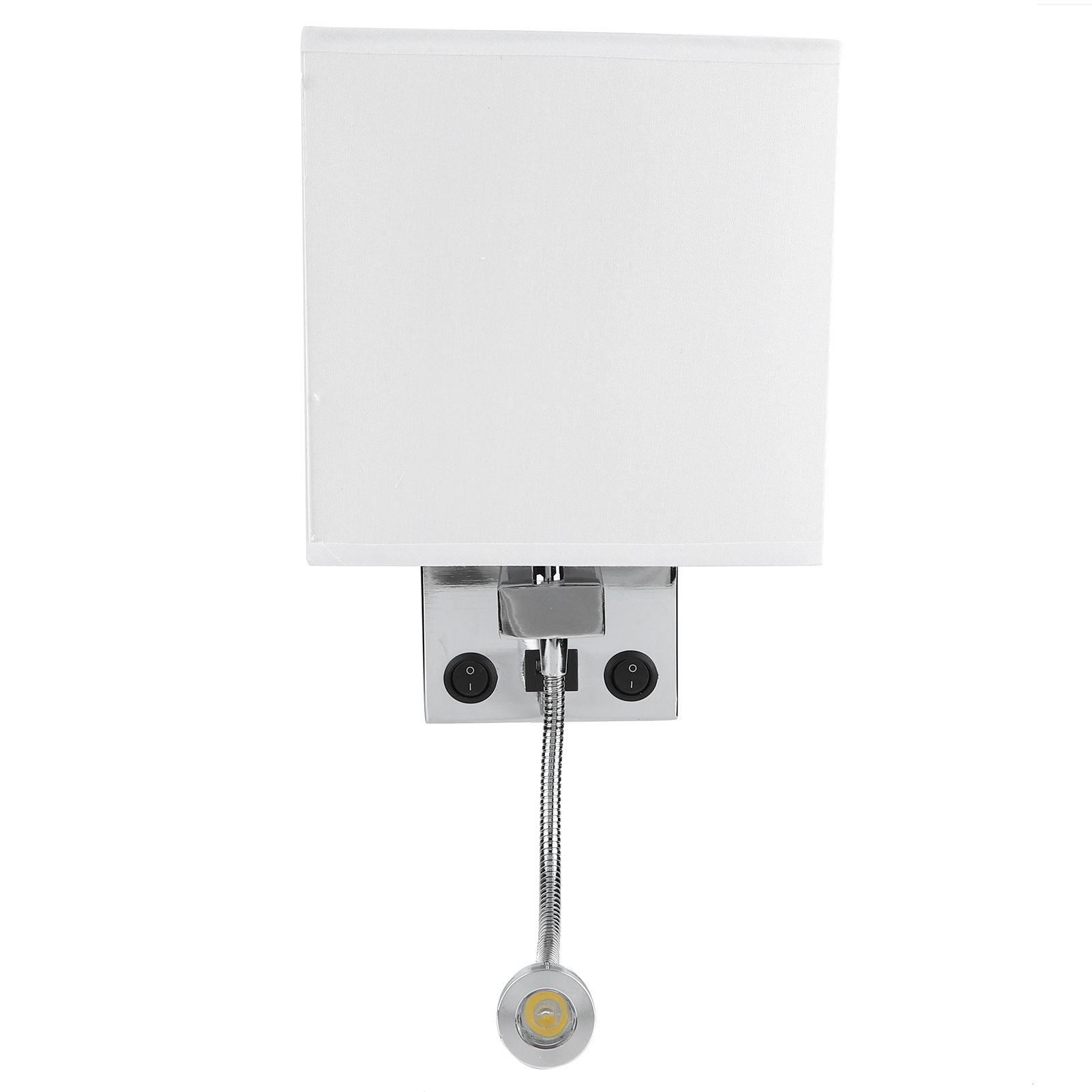 LED Wall Light Modern Fabric Lampshade USB Bedroom Bedside Reading Sconce E27 view 3