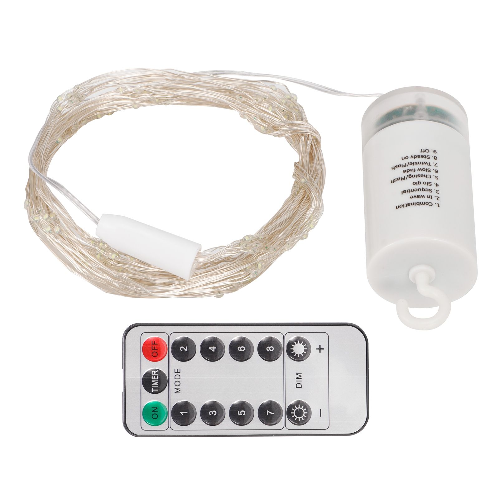 2m 200LED String Light with 8 Modes Remote Control Waterproof Christmas Party view 2