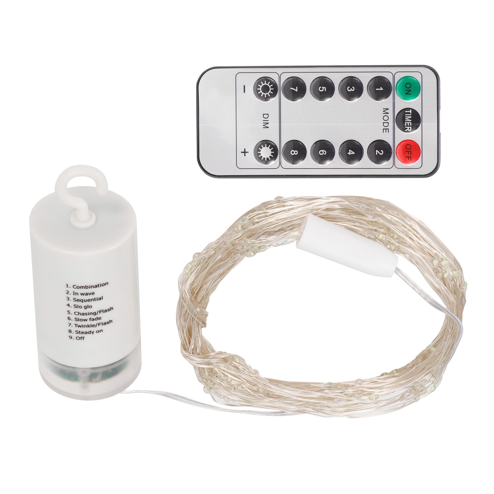 2m 200LED String Light with 8 Modes Remote Control Waterproof Christmas Party view 7