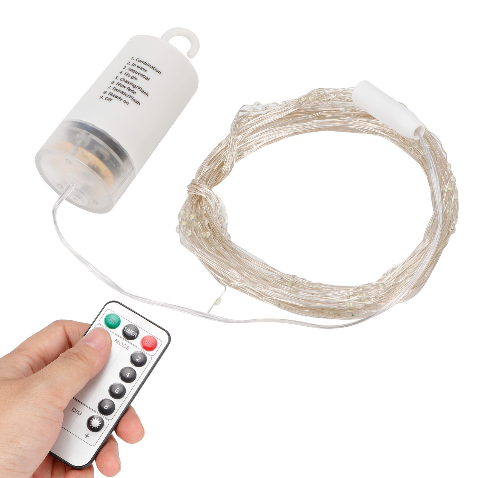 2m 200LED String Light with 8 Modes Remote Control Waterproof Christmas Party view 8