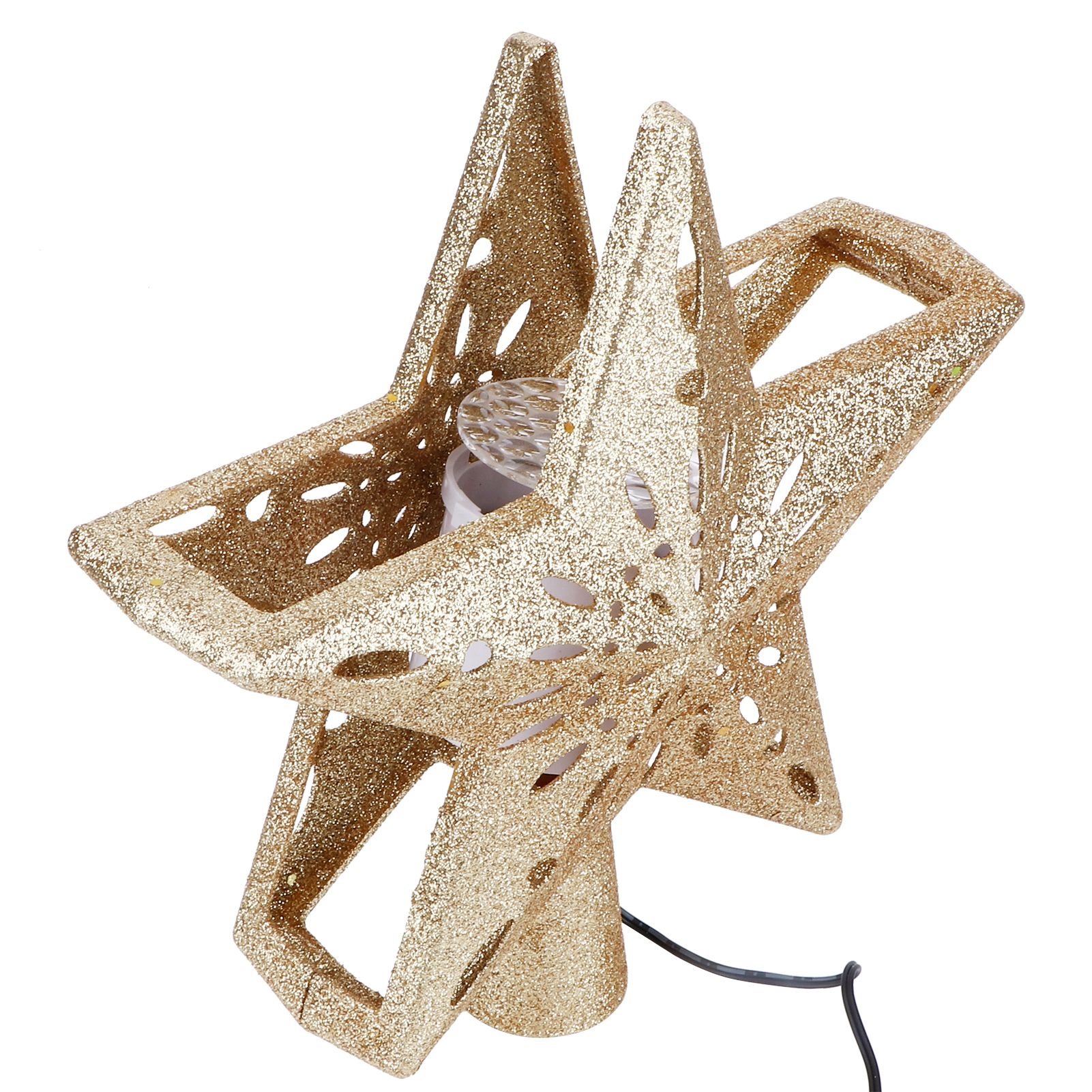 Snowflake Projector Lamp LED Rotating Christmas Tree Toppers Light Home view 4