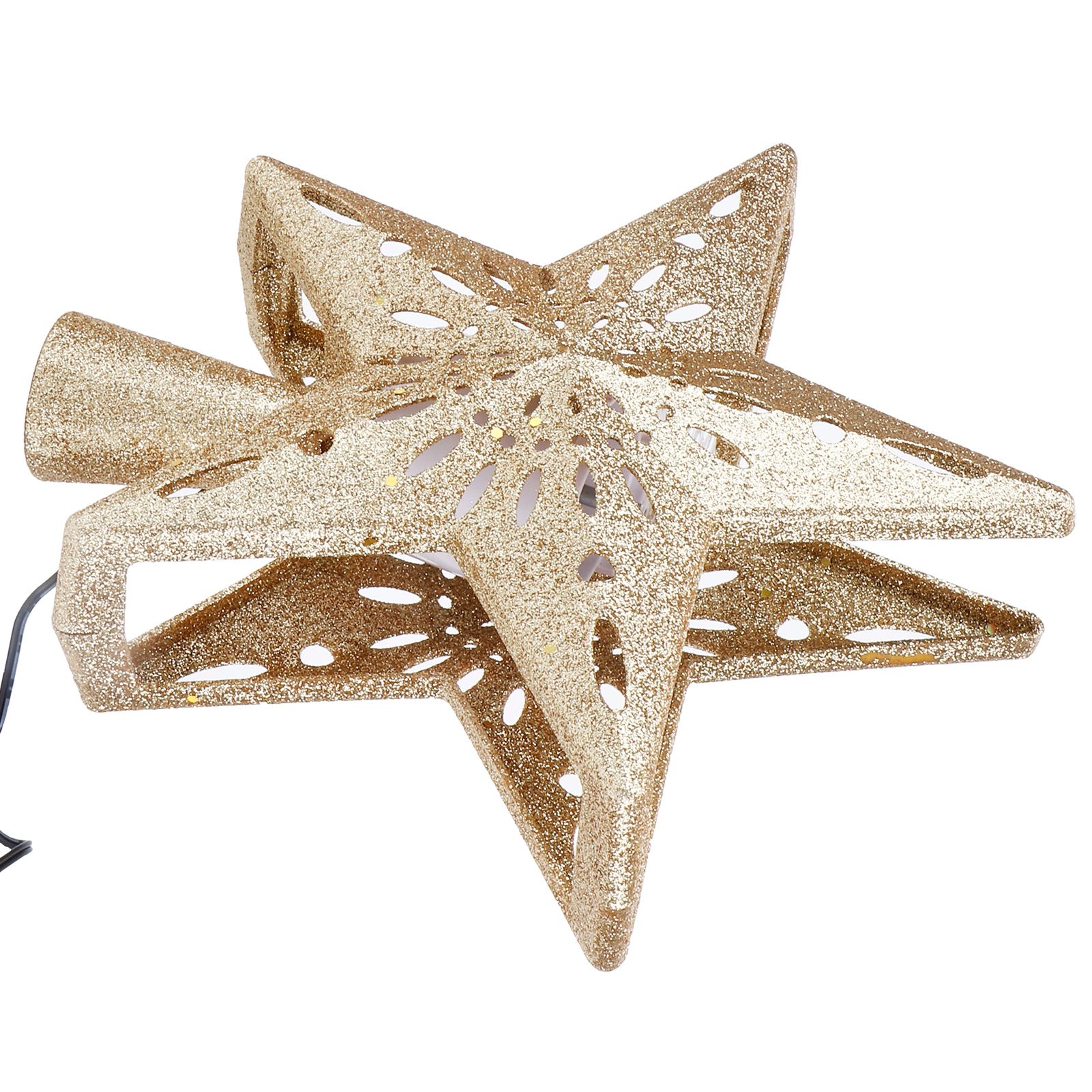 Snowflake Projector Lamp LED Rotating Christmas Tree Toppers Light Home view 5