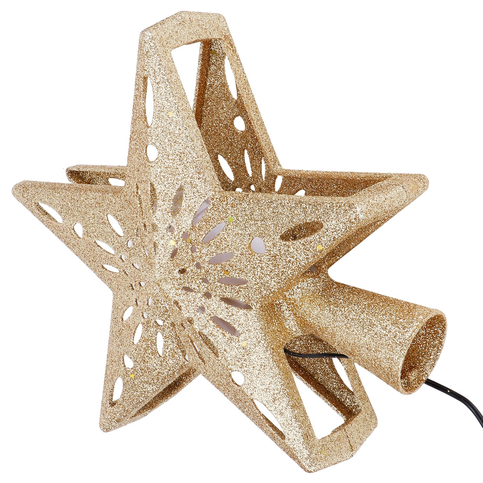 Snowflake Projector Lamp LED Rotating Christmas Tree Toppers Light Home view 8