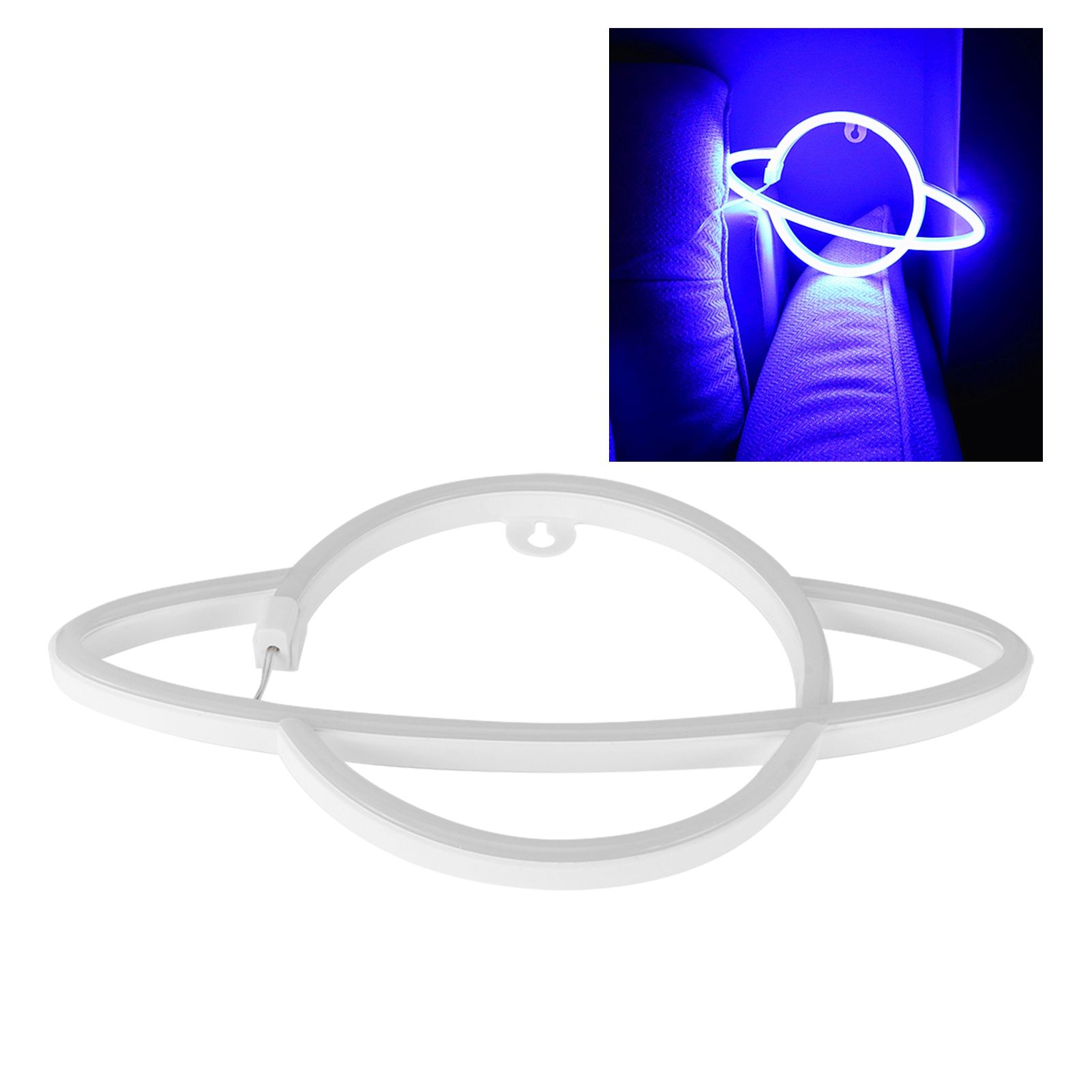 Neon Light Planet Shaped LED Lamp Ornament for Dormitory Bedroom Party view 9